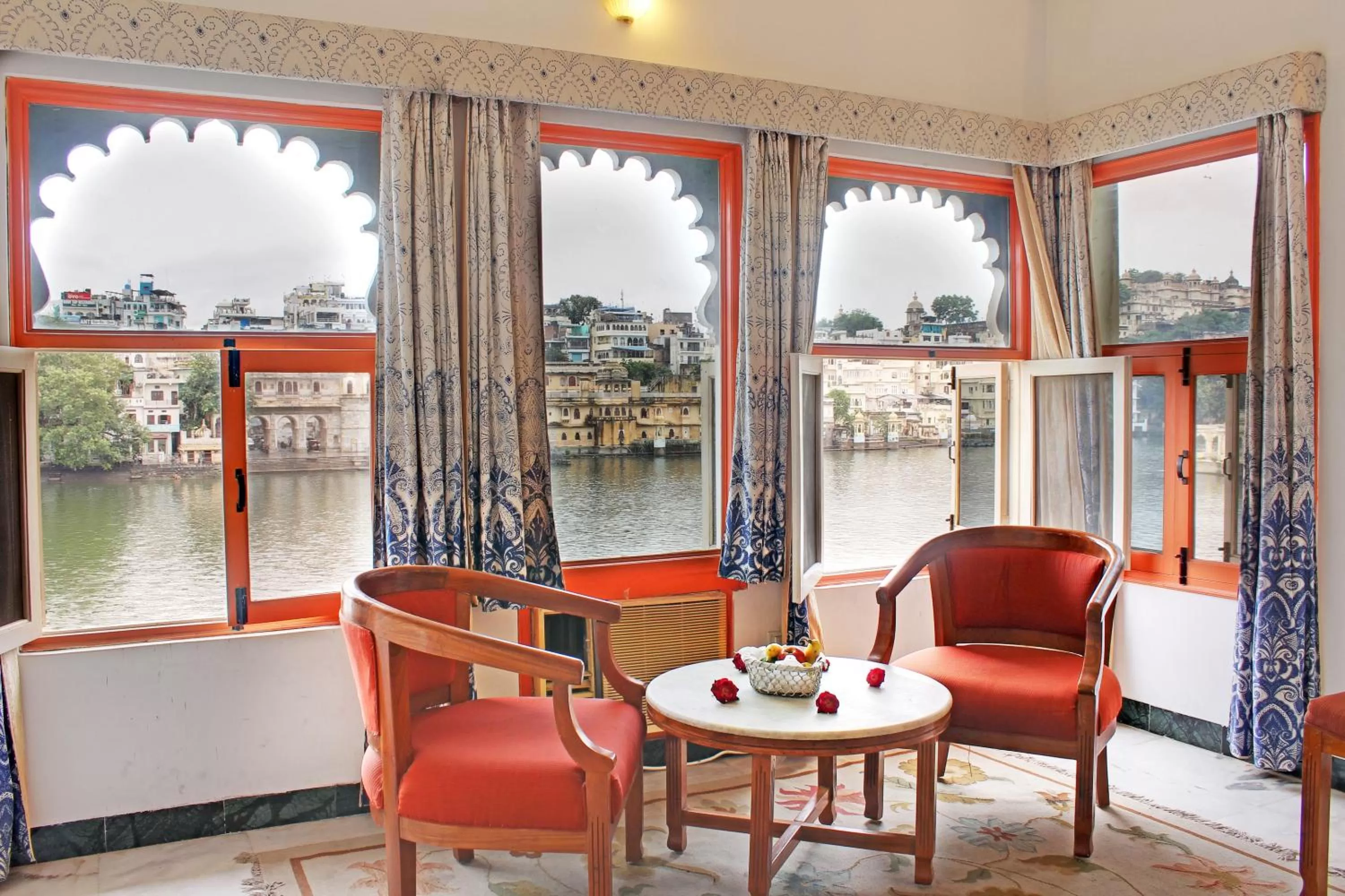 Seating area in Sarovar - Lake Facing Boutique Hotel On Lake Pichola