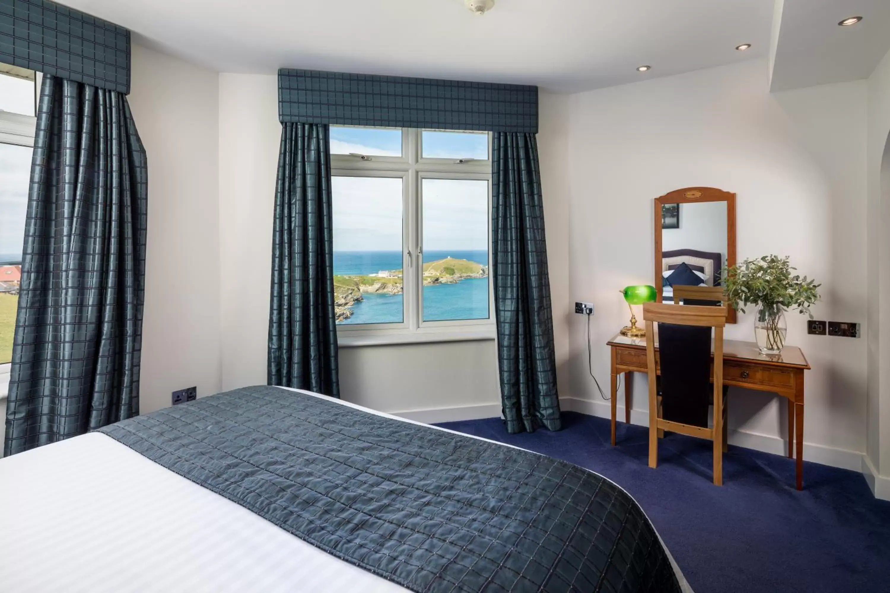 Superior Double with Sea View in Atlantic Hotel Newquay Superior Double with Sea View in Atlantic Hotel Newquay