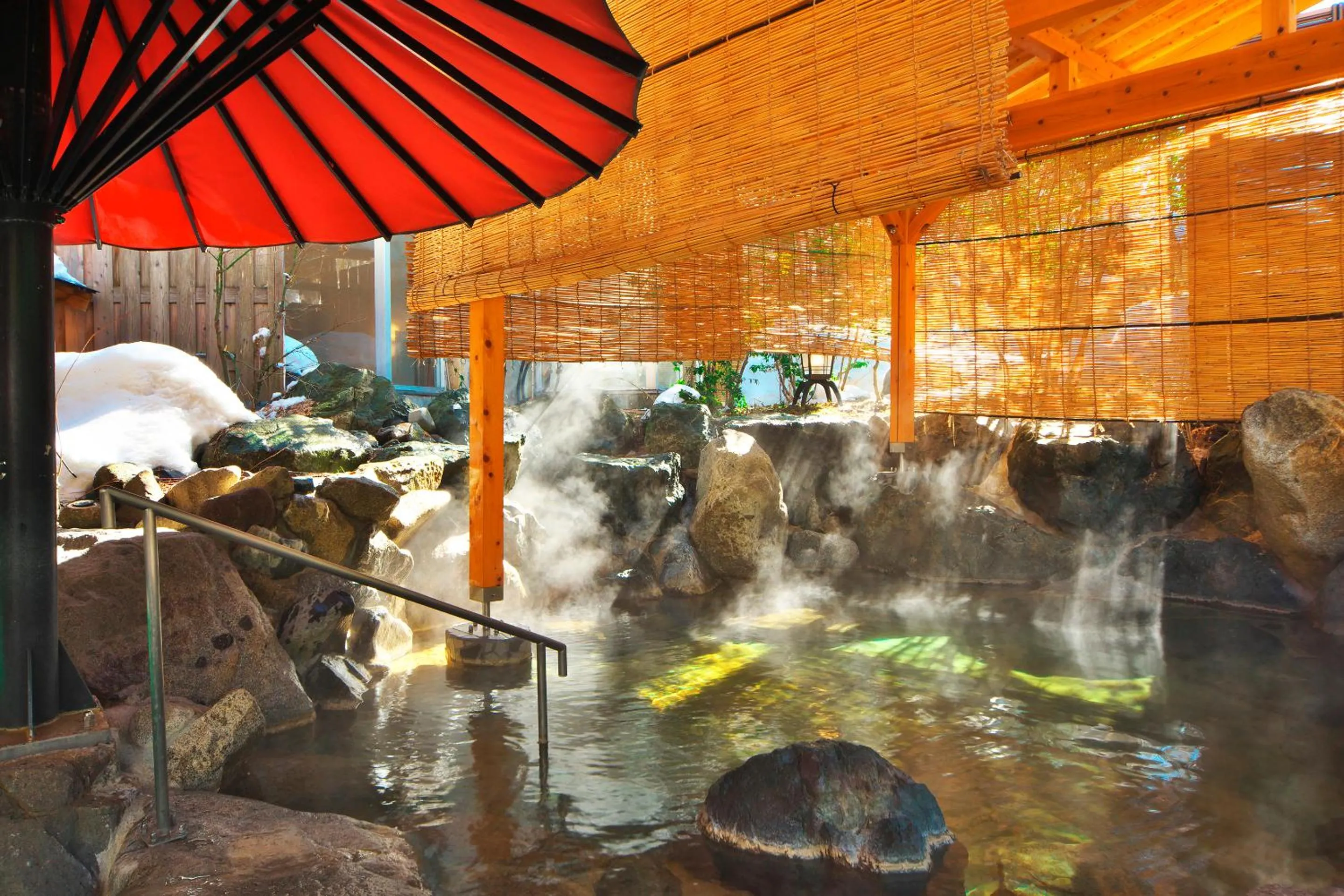 Open Air Bath in Hotel Hotaka