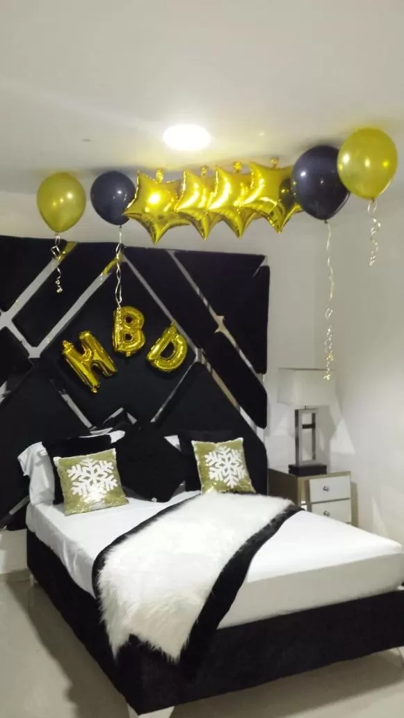 Bed in Hotel Platinum Barranquilla