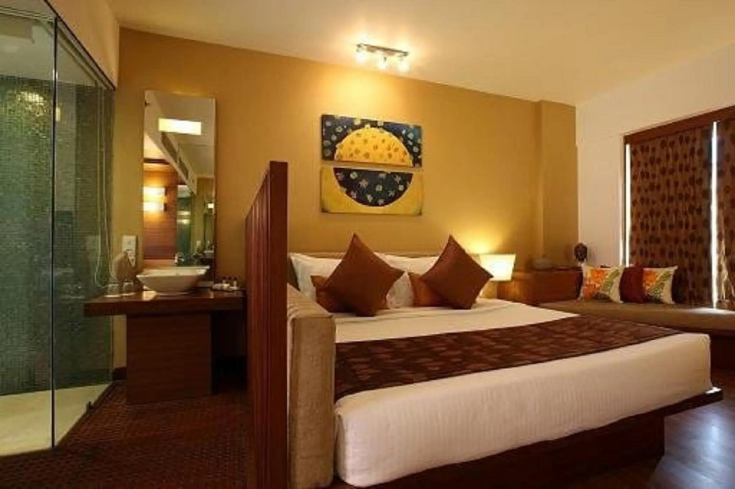 Bedroom, Bed in Yogi Executive, Navi Mumbai