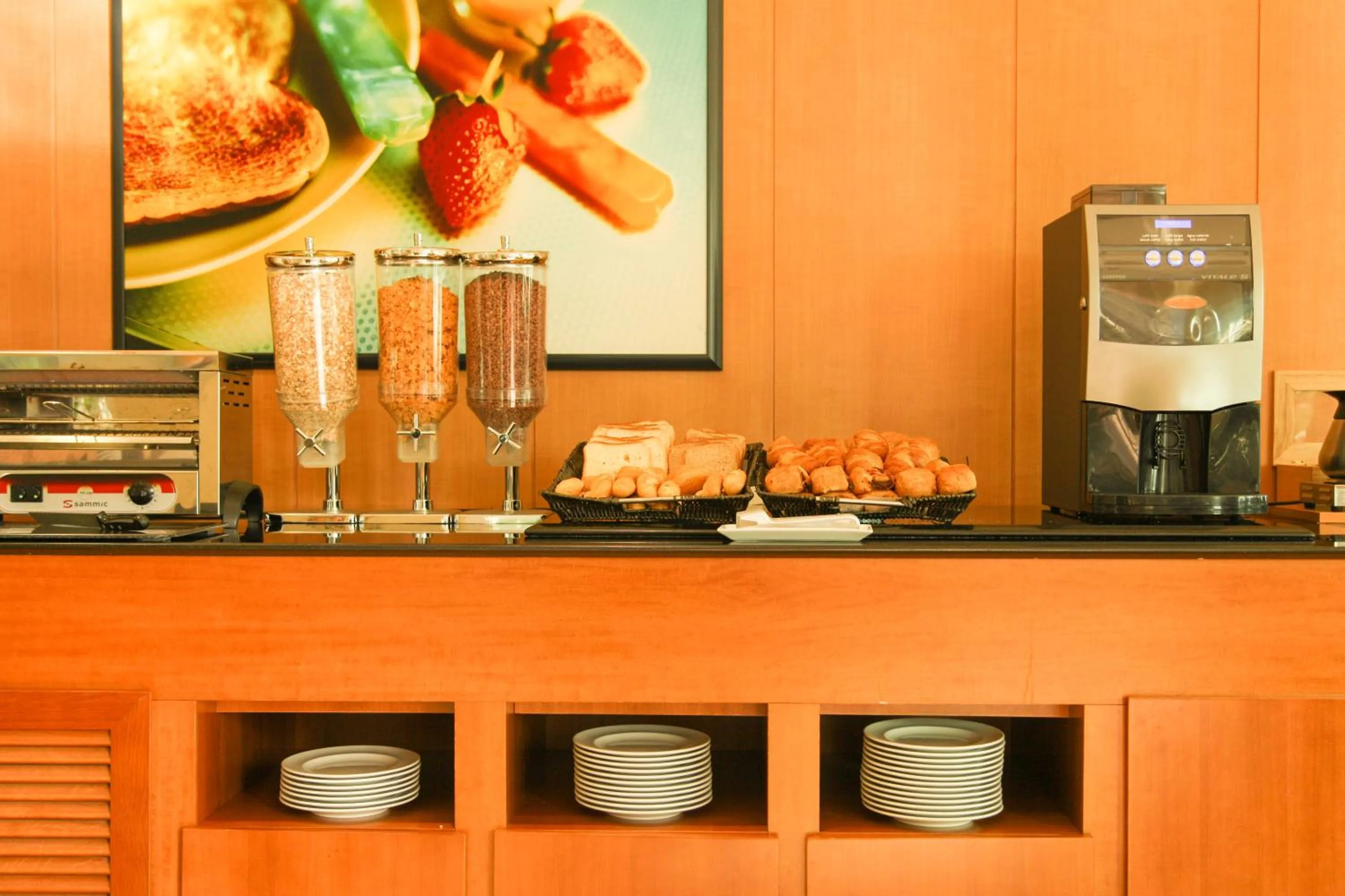 Buffet breakfast in Ibis Alcala de Henares La Garena