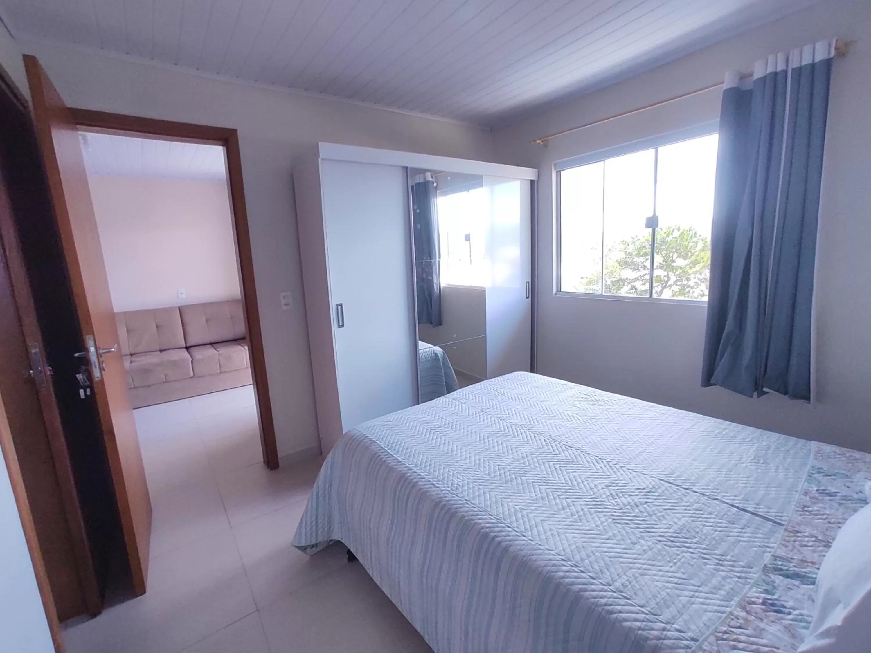 Bed in Pousada Massiambu