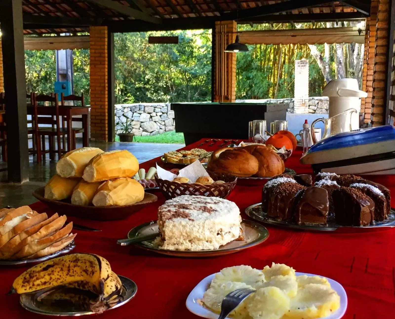 Breakfast in Pousada Cantinho do Mundo