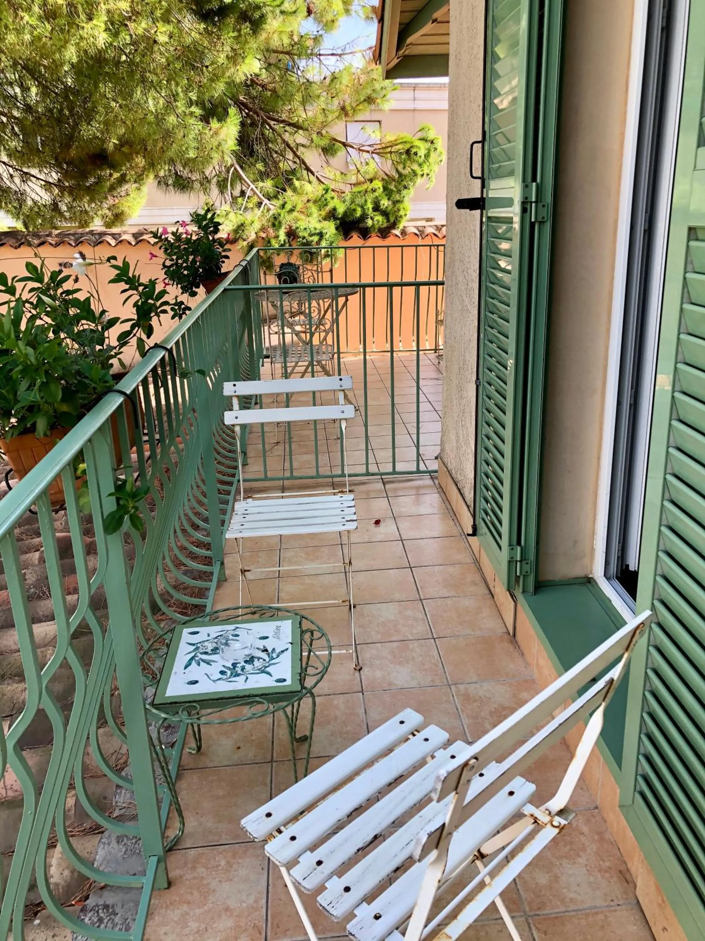 Balcony/Terrace in Hotel Le Ponteil
