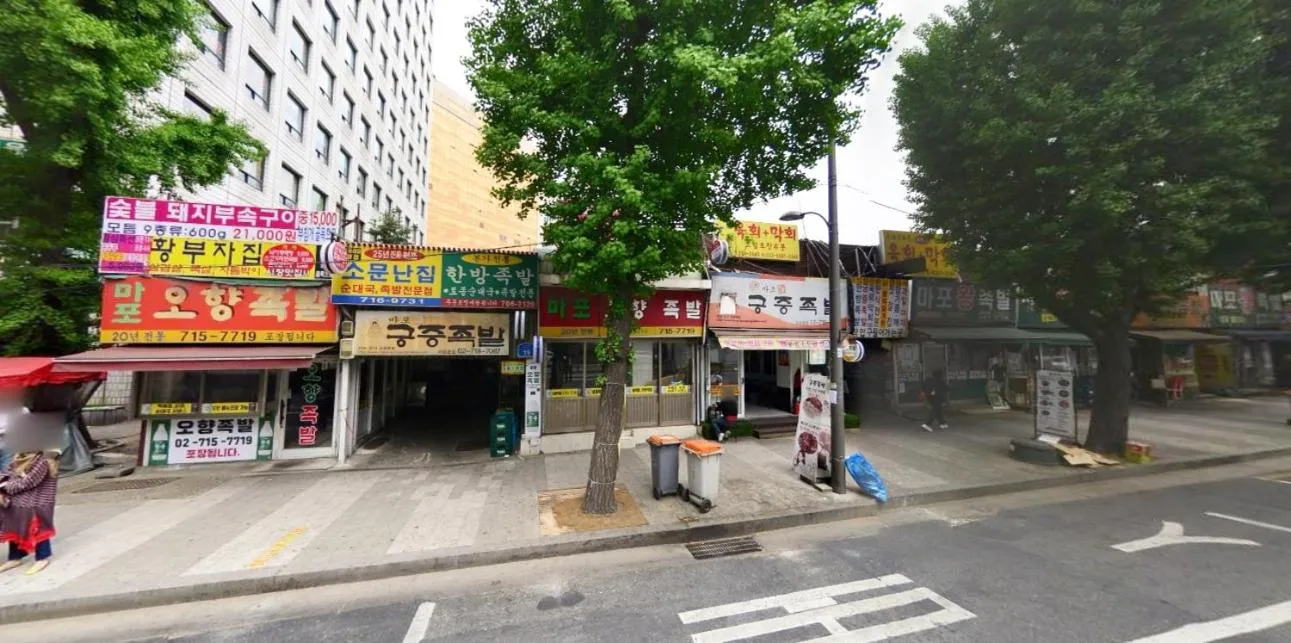 Neighbourhood in Naru Hostel Korea