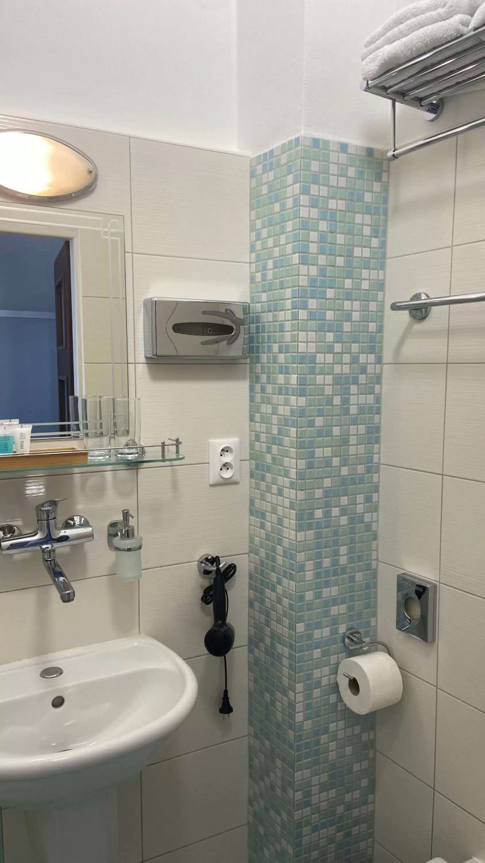 Shower in Aparthotel Slezák