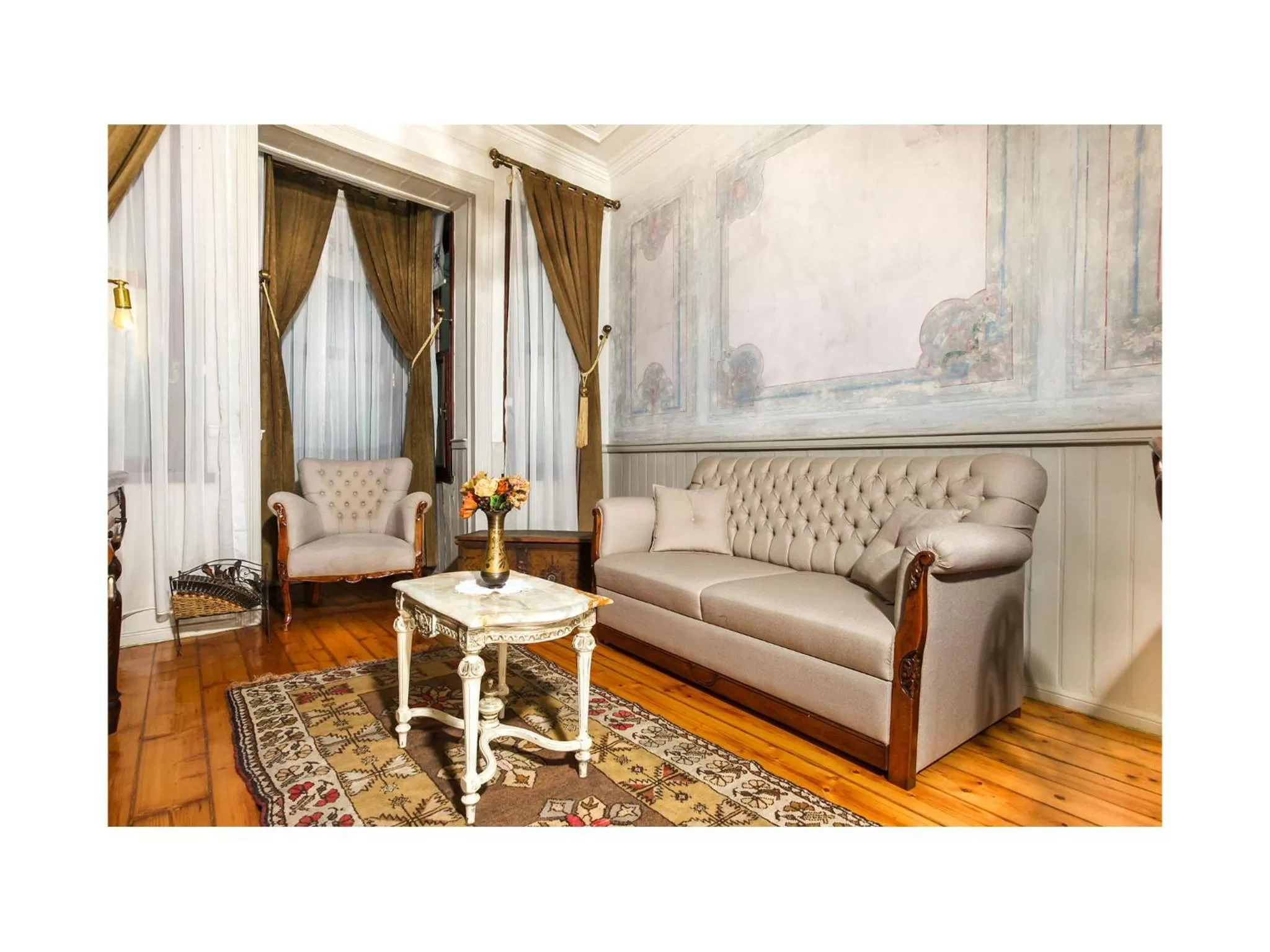 Living room in Hotel Troya Balat