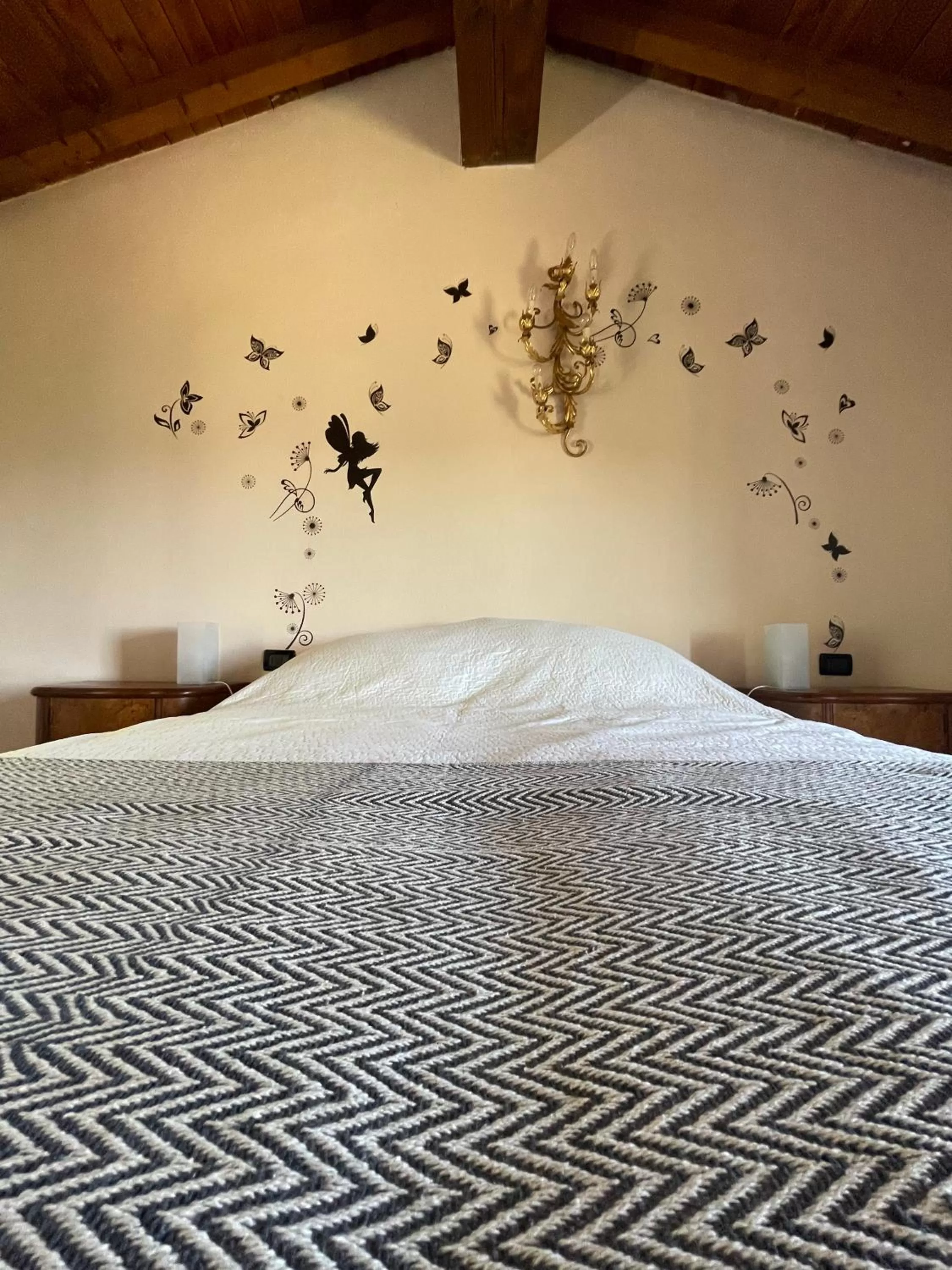 Bedroom, Bed in Villa Doubledot