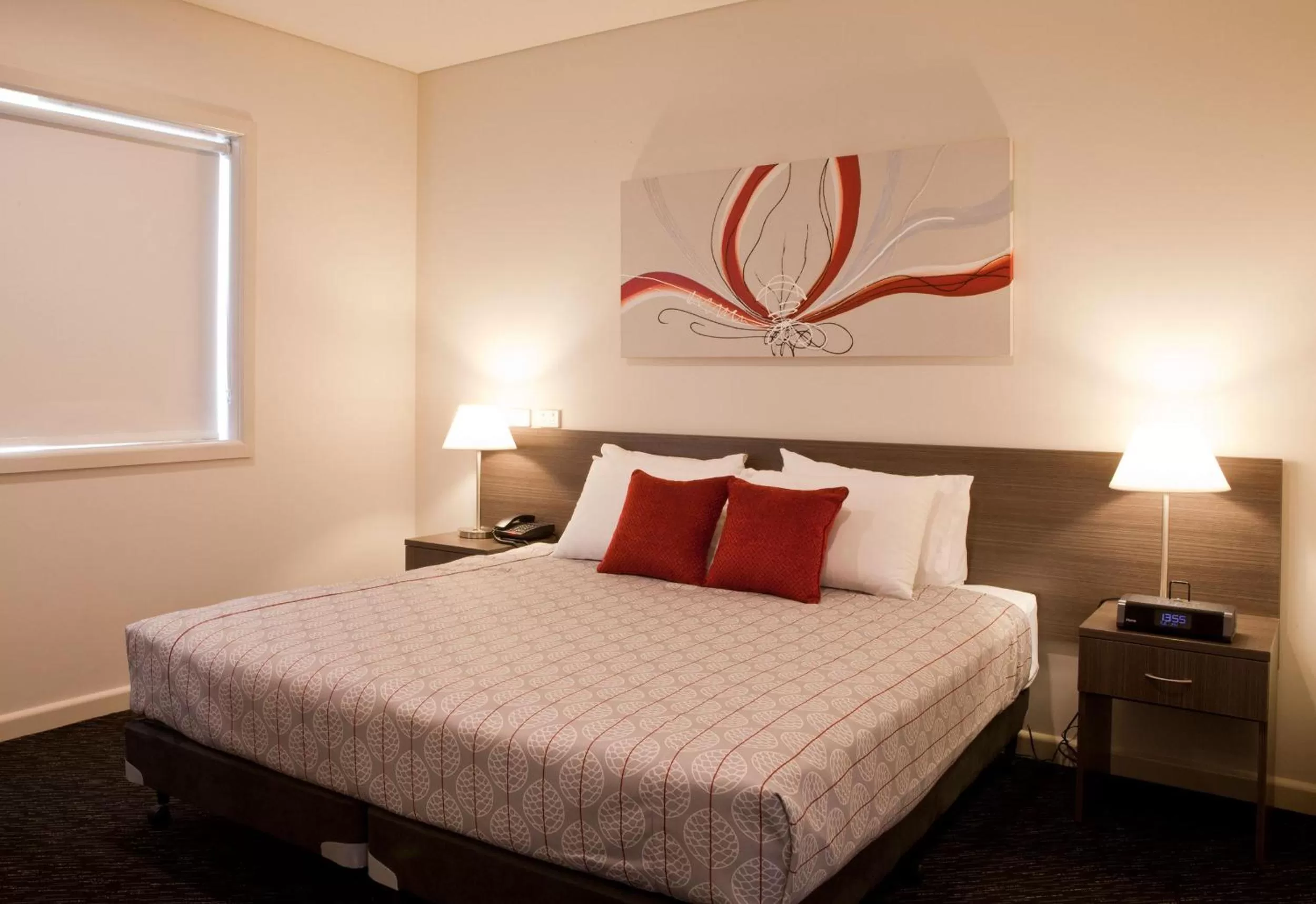 Bed in Hunts Hotel Liverpool