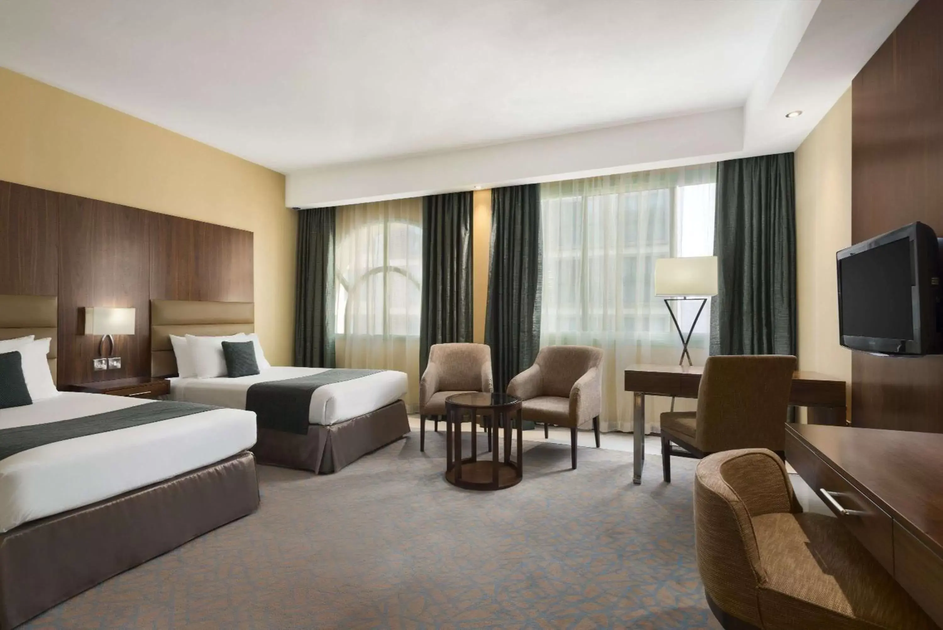 Twin Room in Howard Johnson by Wyndham Abu Dhabi Downtown Twin Room in Howard Johnson by Wyndham Abu Dhabi Downtown