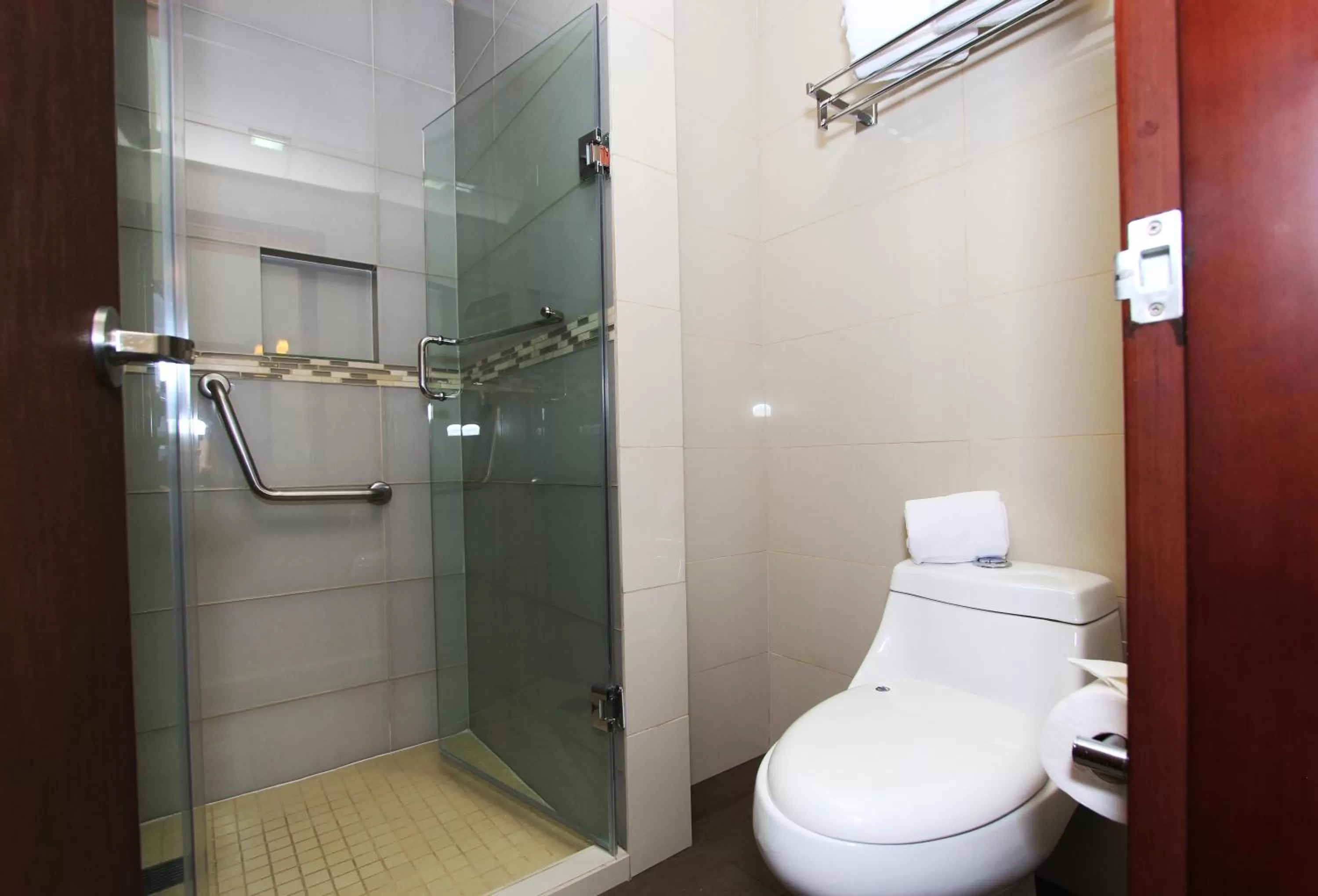 Shower in Plaza Gallery Hotel Boutique