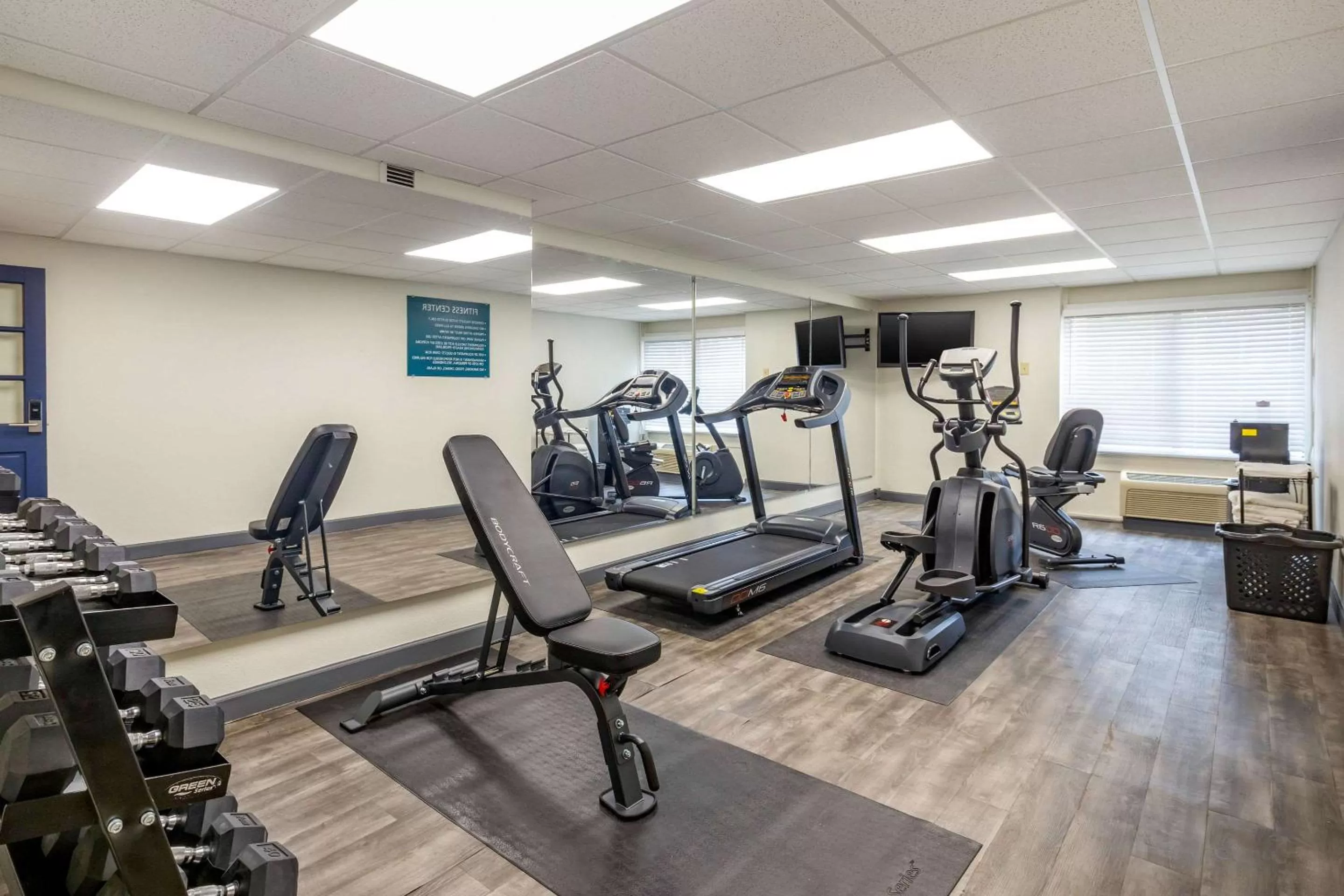 Fitness centre/facilities in Quality Inn & Suites Apex - Holly Springs NC