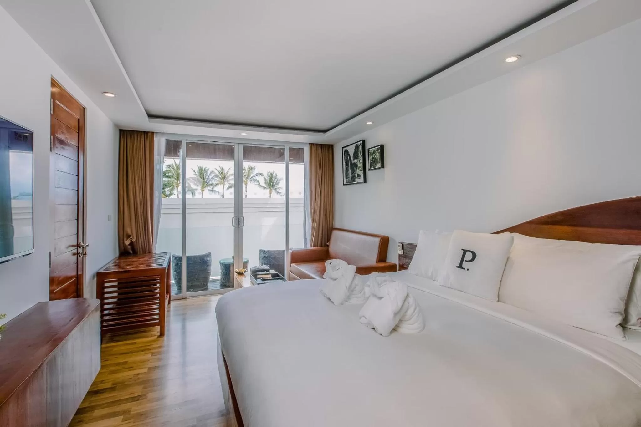 View (from property/room), Bed in The Privilege Hotel Ezra Beach Club