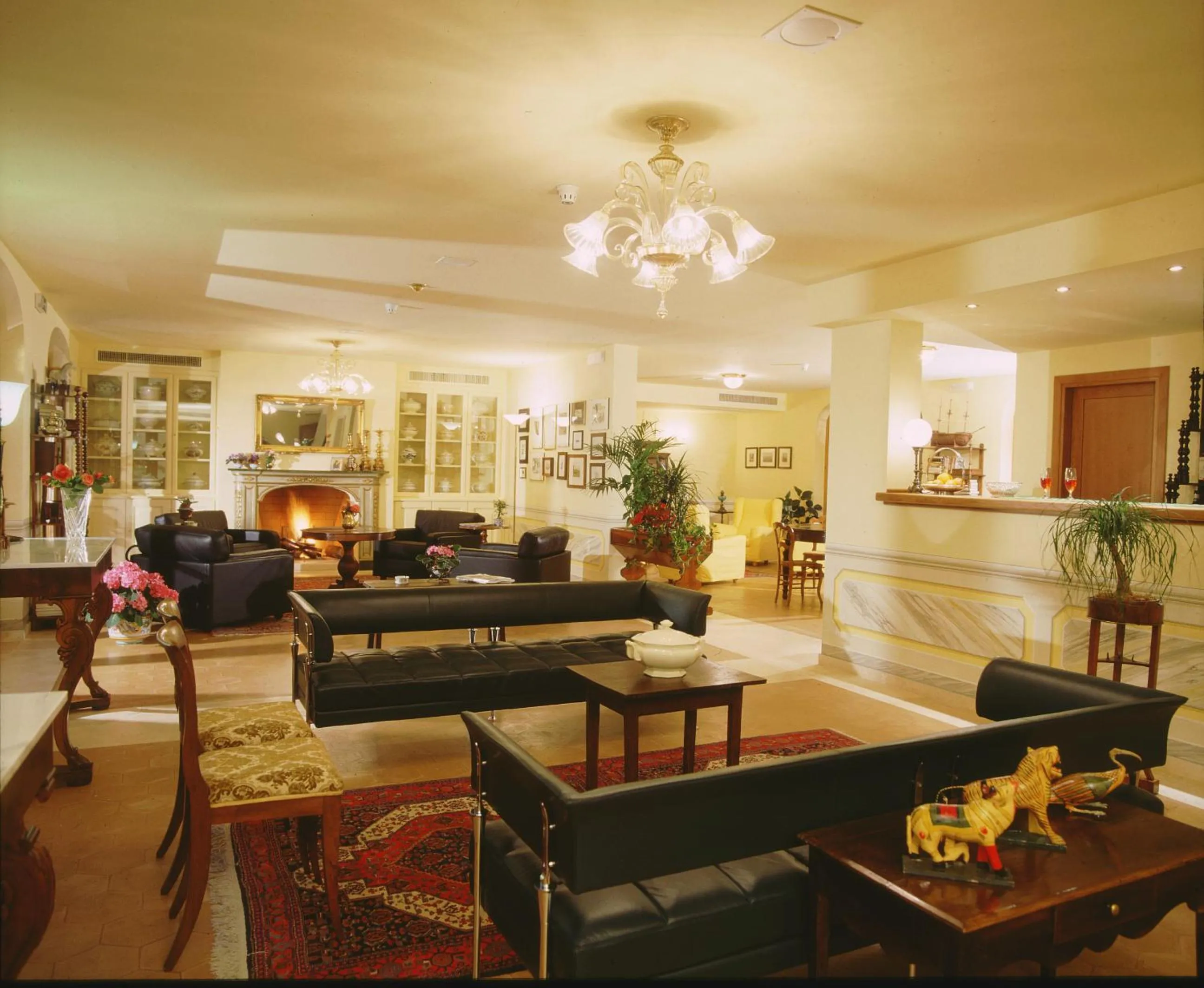 Lobby or reception in Hotel San Luca