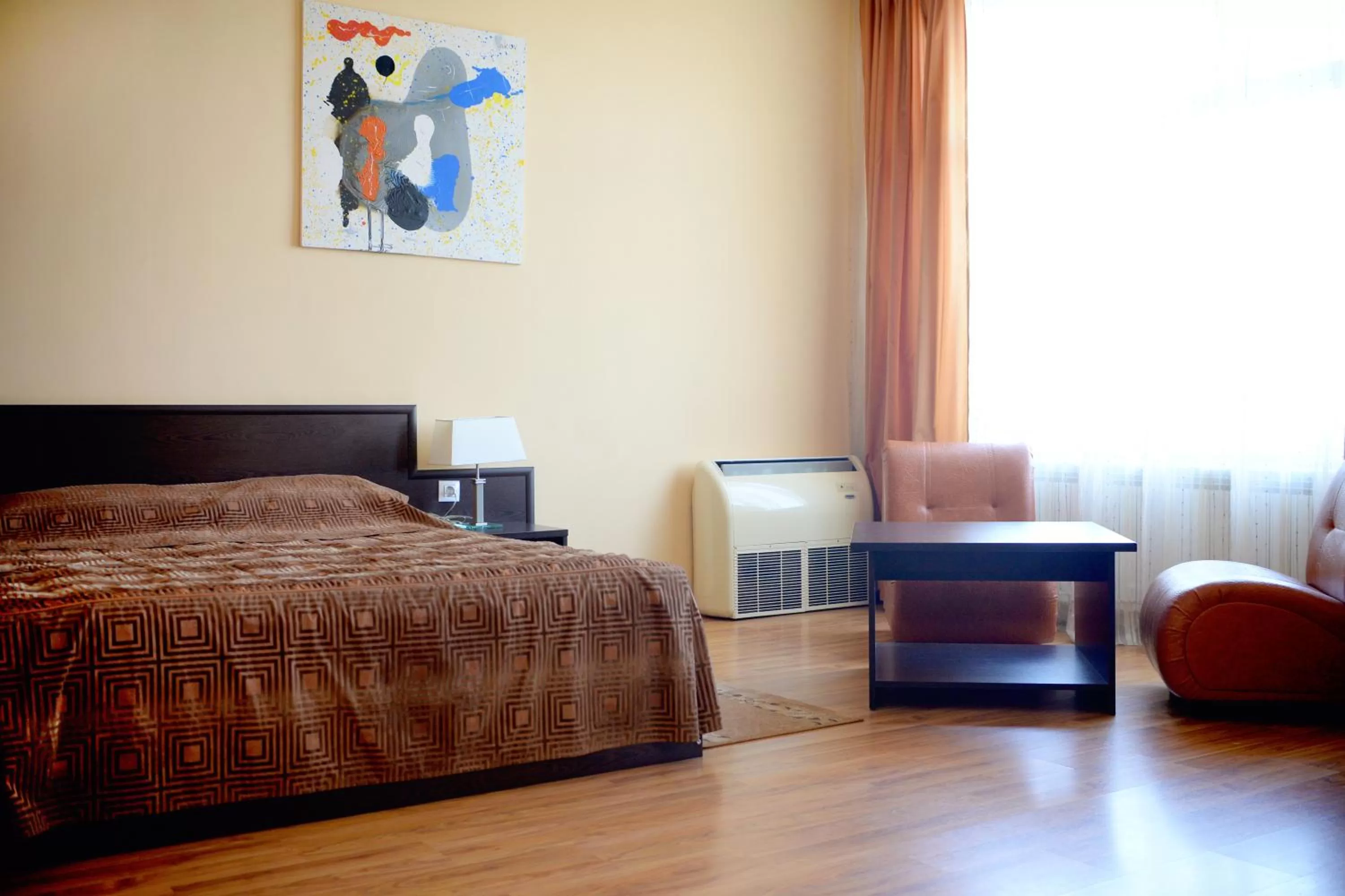 Bed in Family Art-Hotel Zora