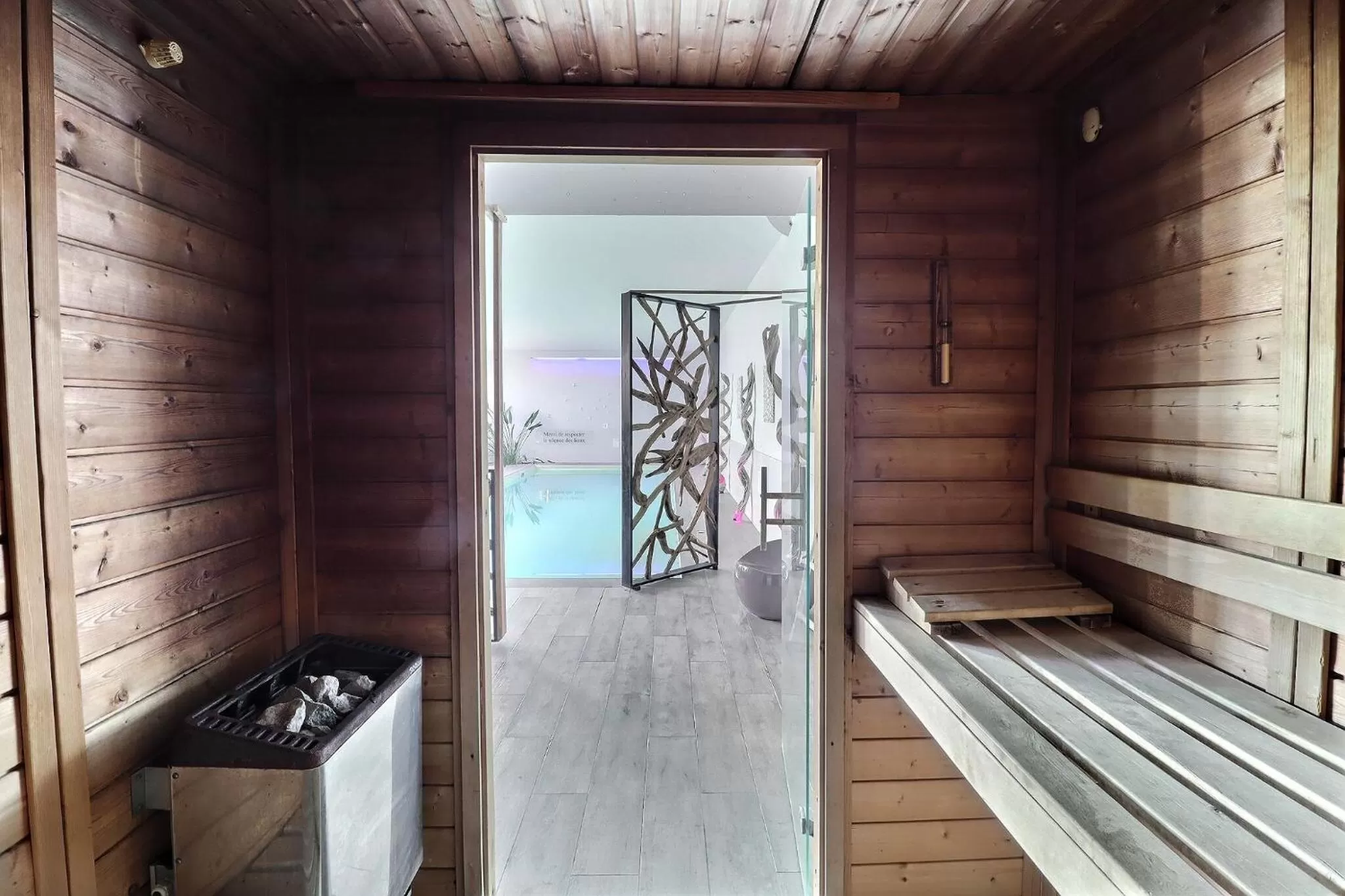 Sauna in Grand Hôtel des Bains SPA