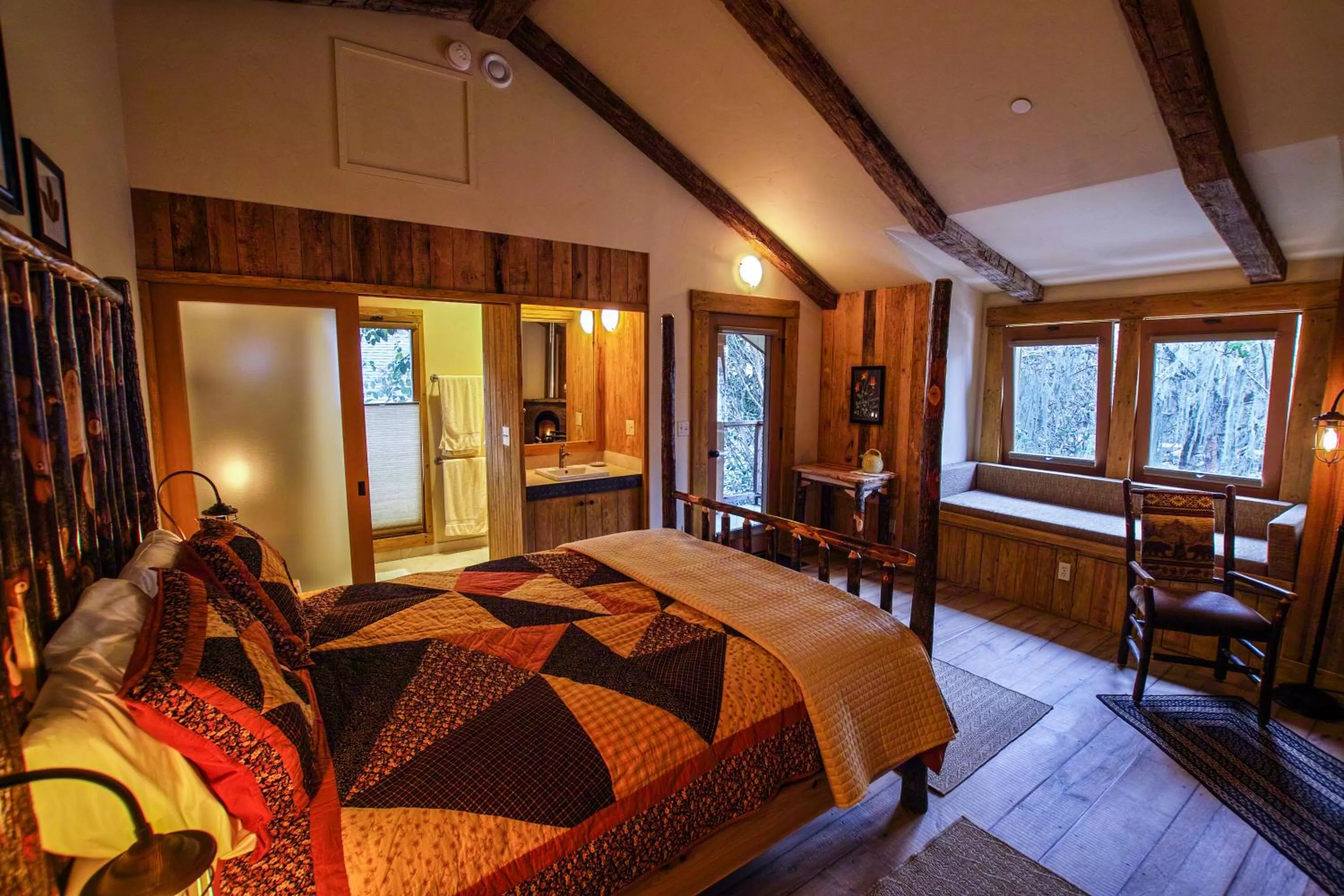 Bedroom in The Squibb Houses