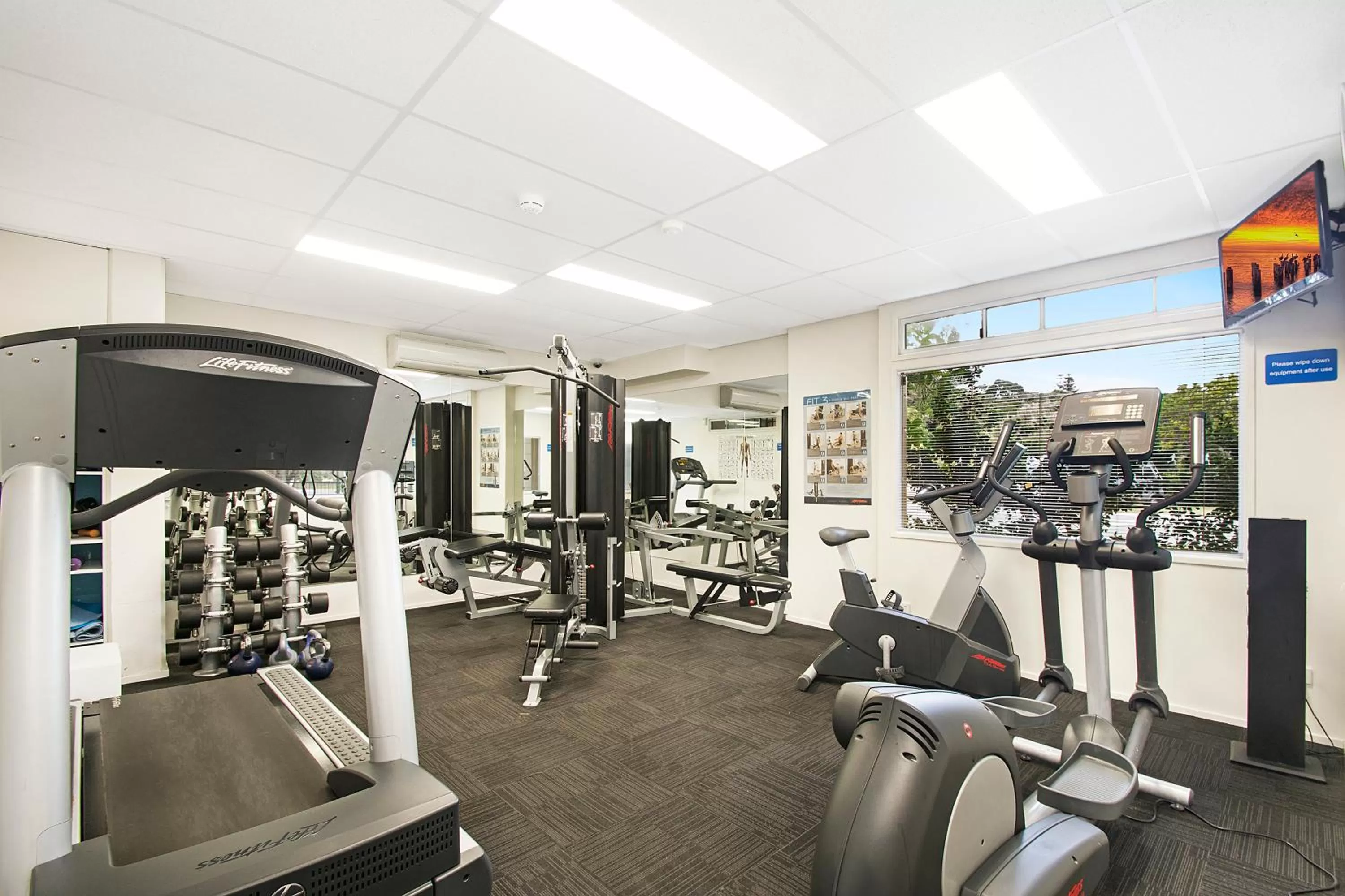 Fitness centre/facilities in Laguna on Hastings
