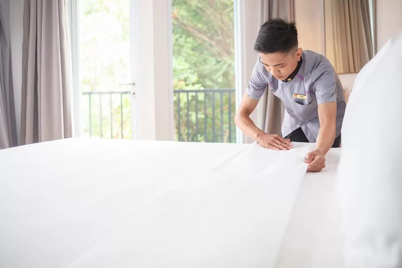 Garden view, Bed in Swiss-Belinn Luwuk