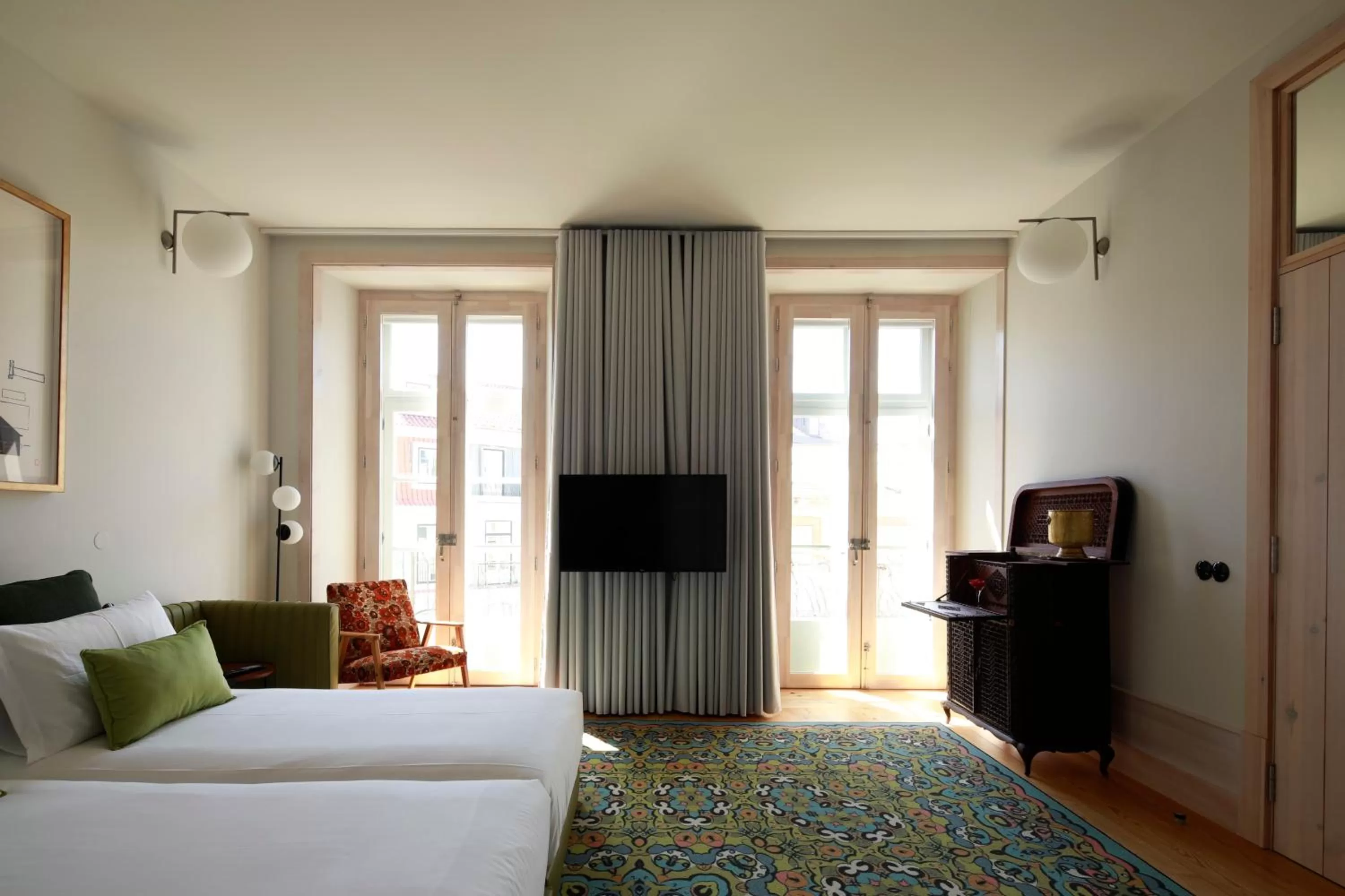 Bed in Cais Urban Lodge