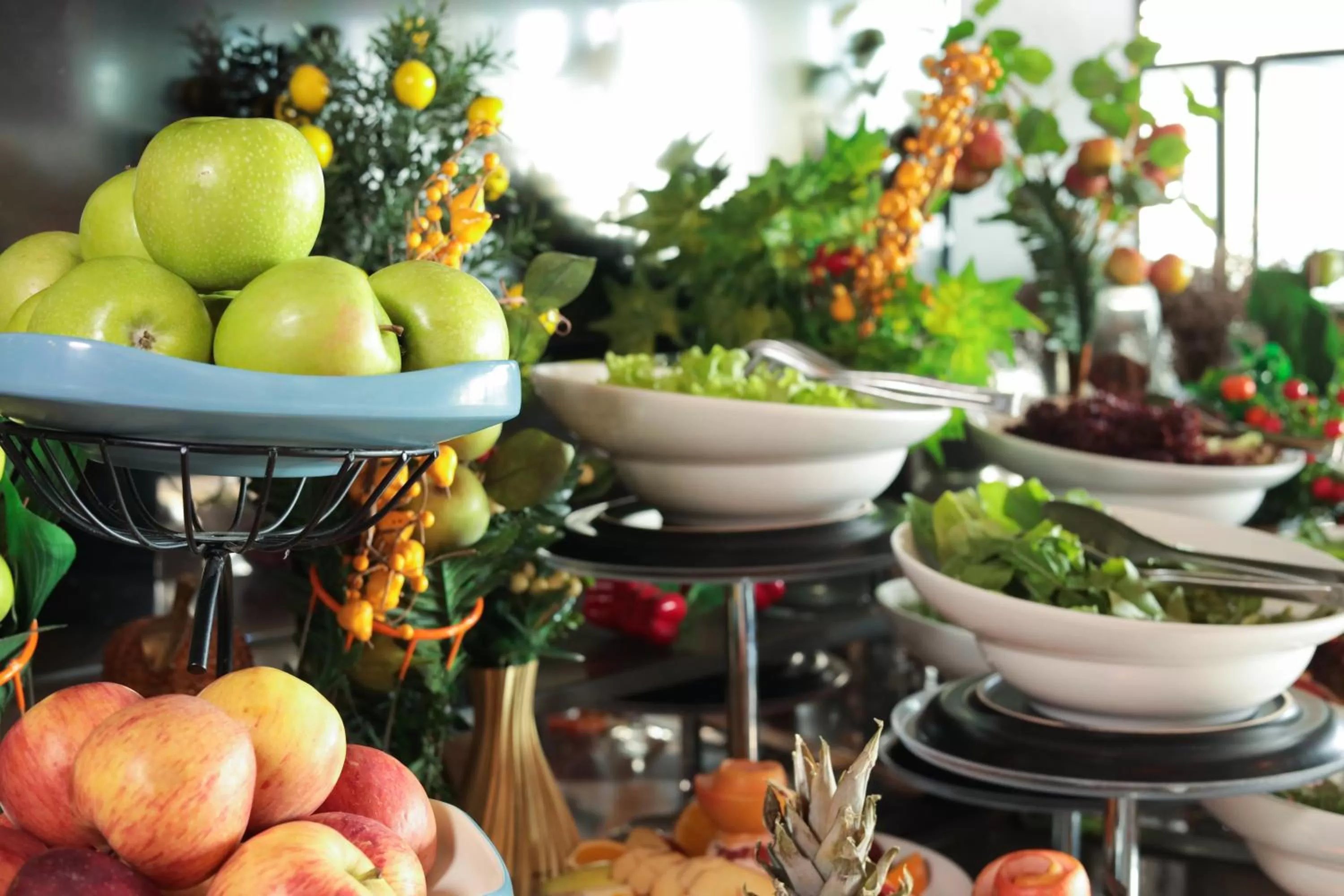 Buffet breakfast in Skalion Hotel