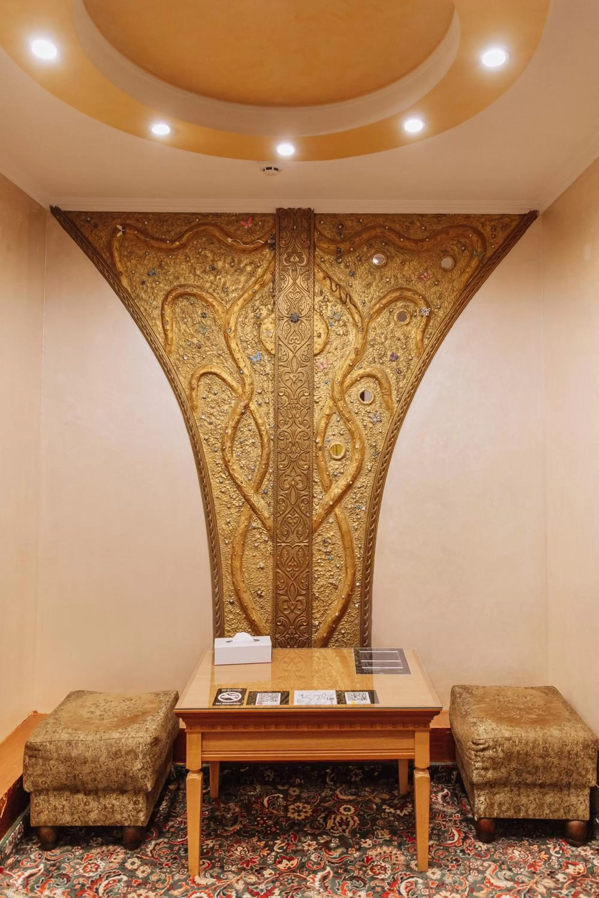 Seating area in Viktoriya Family Hotel Restaurant complex