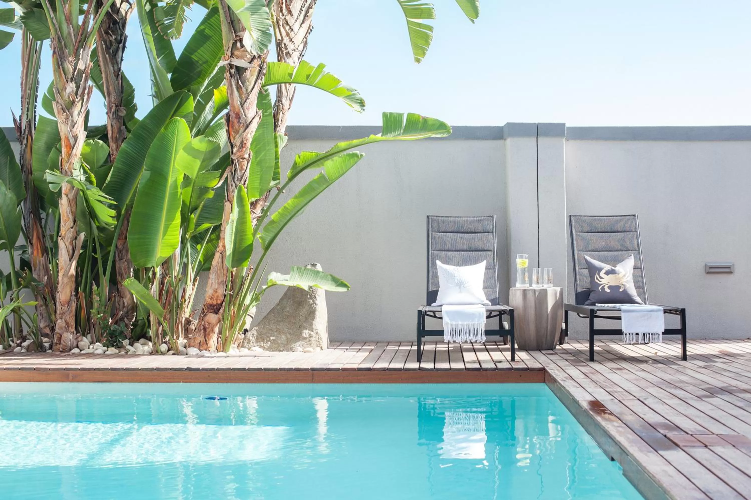 Patio in Bliss Boutique Hotel