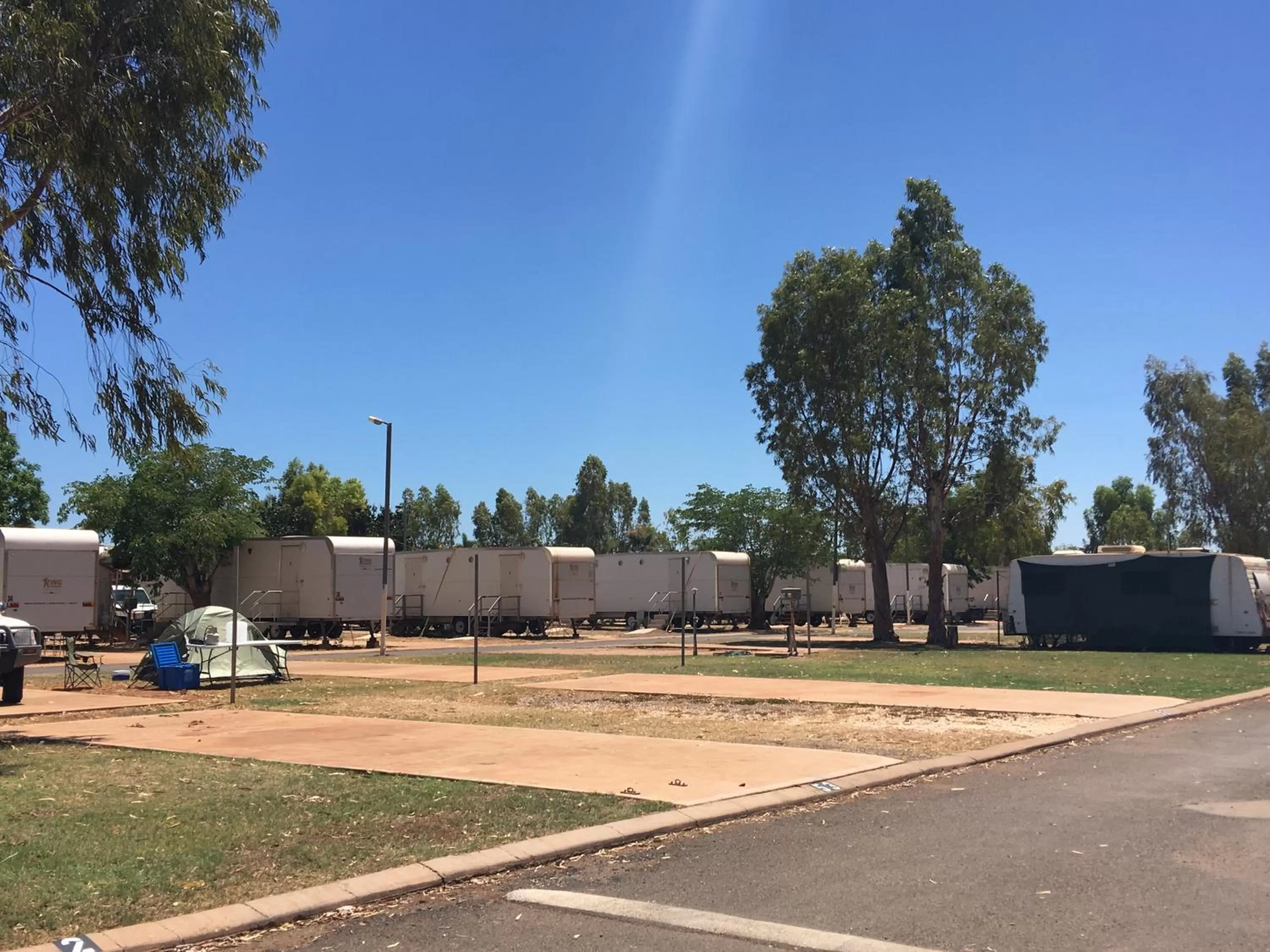 Street view in AAOK Karratha Caravan Park