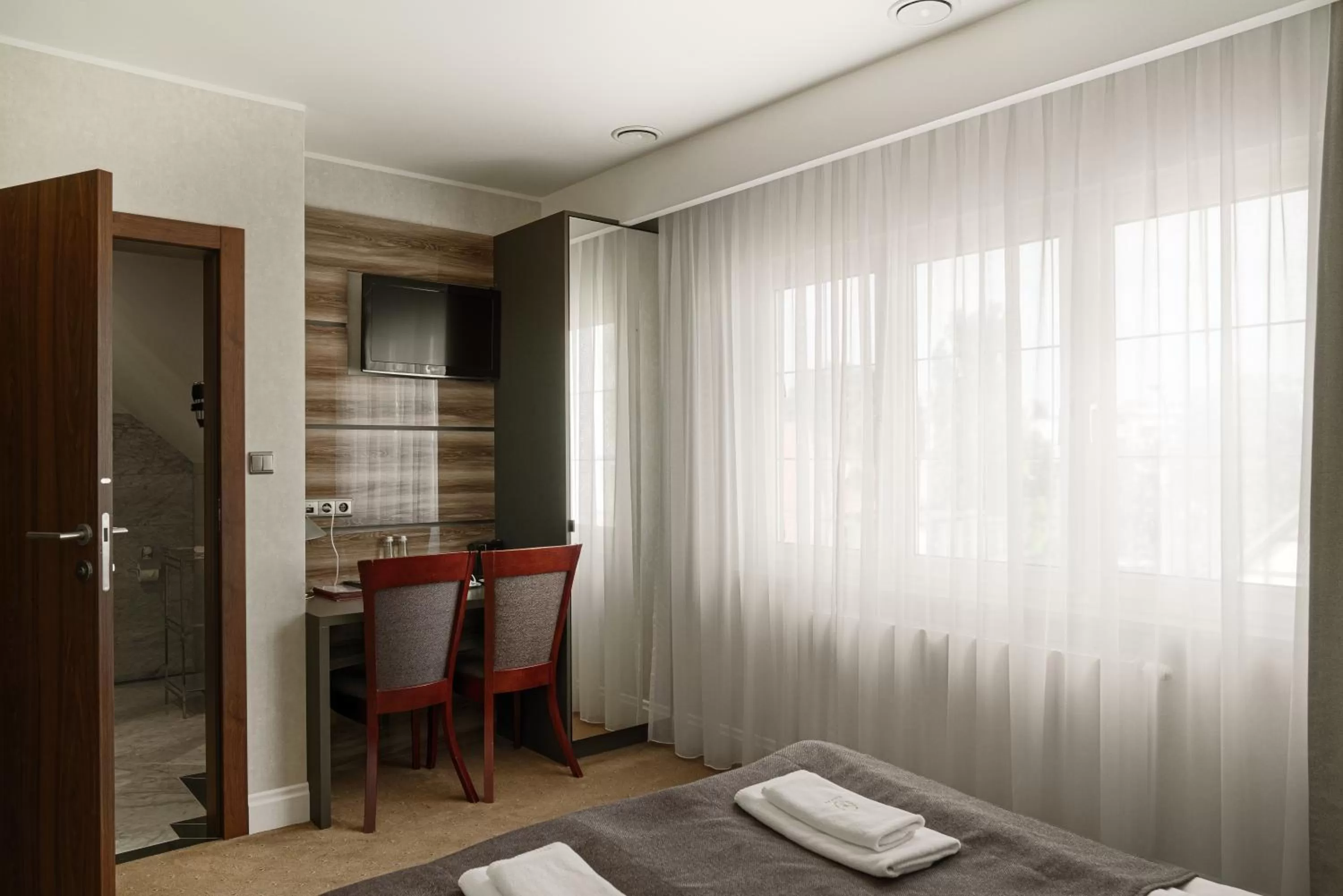 Bed in Hotel Villa Eva