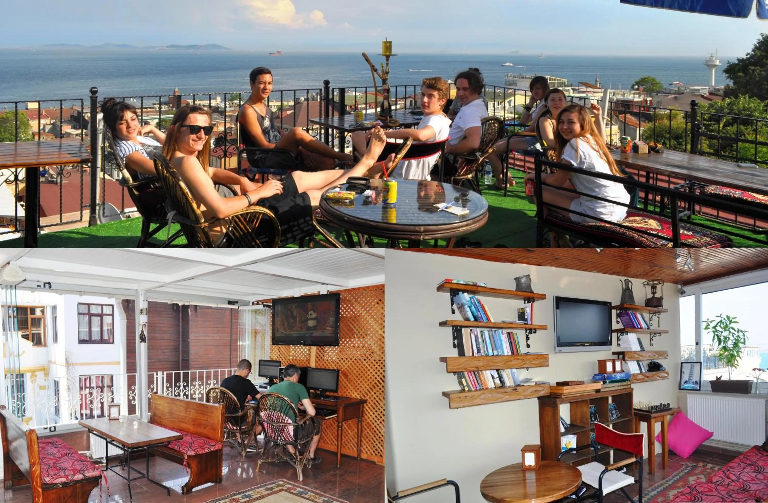 People in Antique Hostel