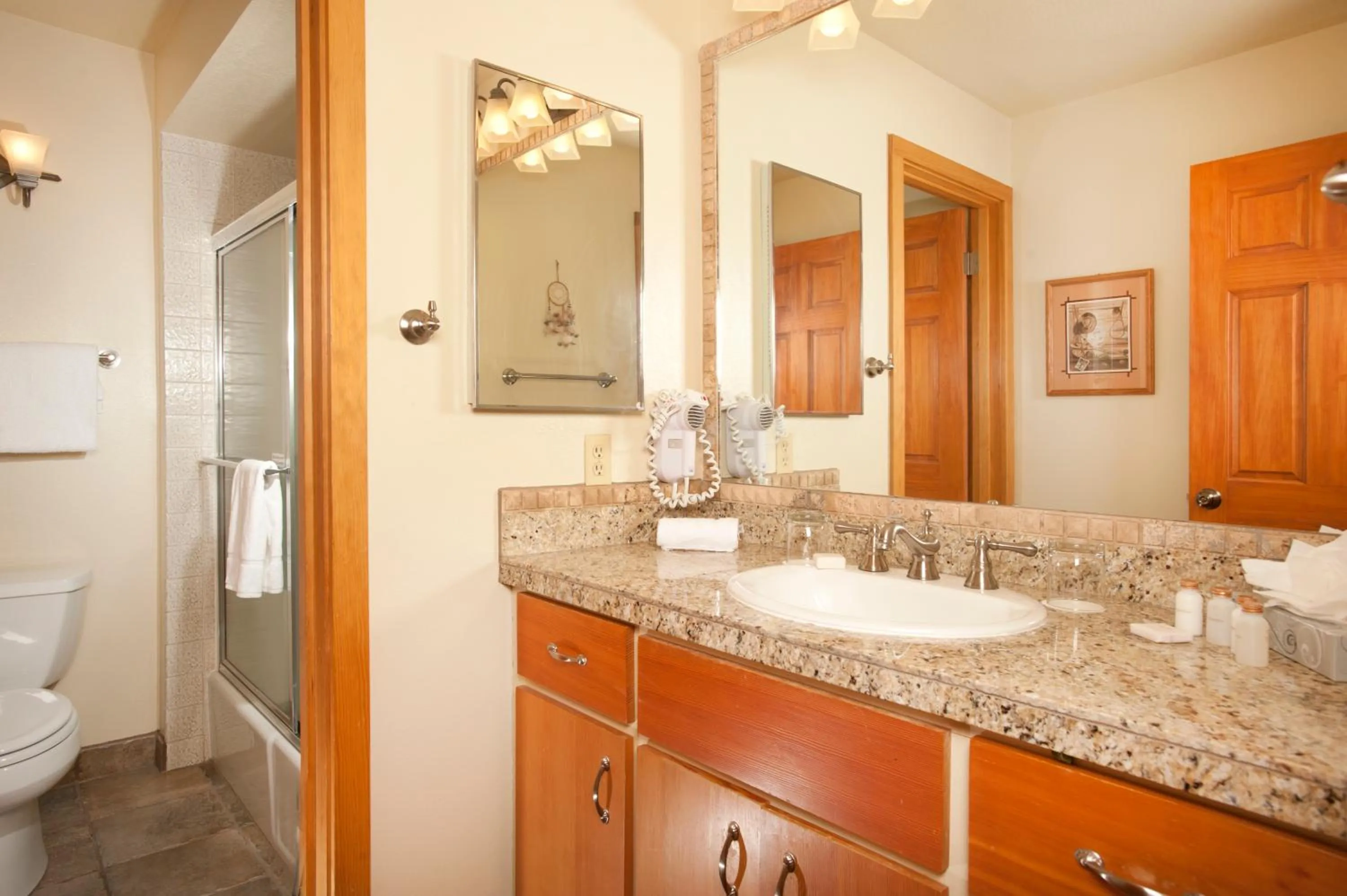 Bathroom in Evergreen Condominiums by Keystone Resort