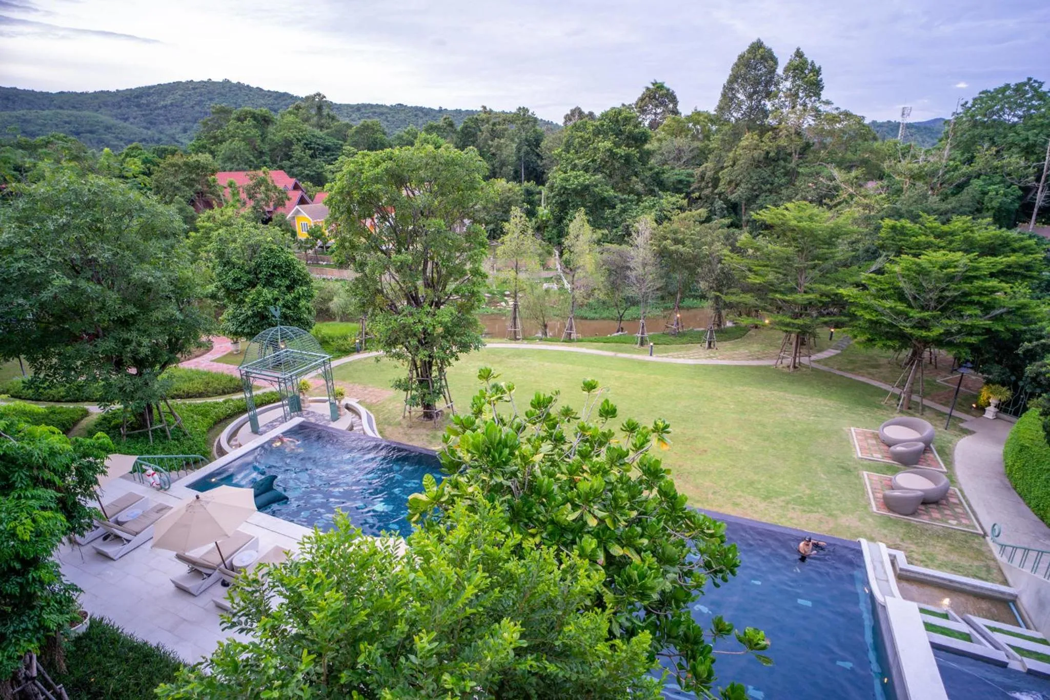 Pool view in U Khao Yai