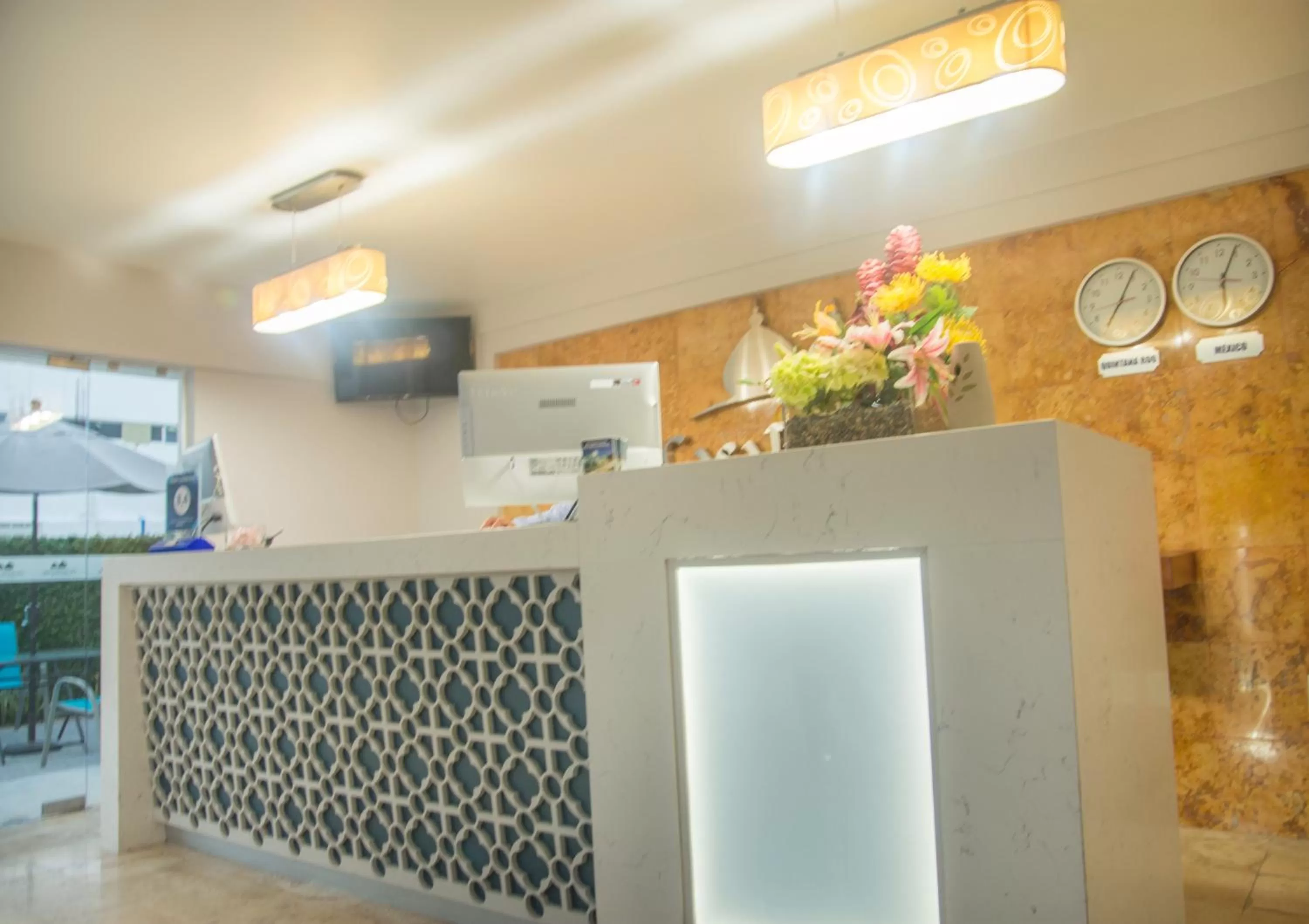 Lobby or reception in Hotel Casa Blanca