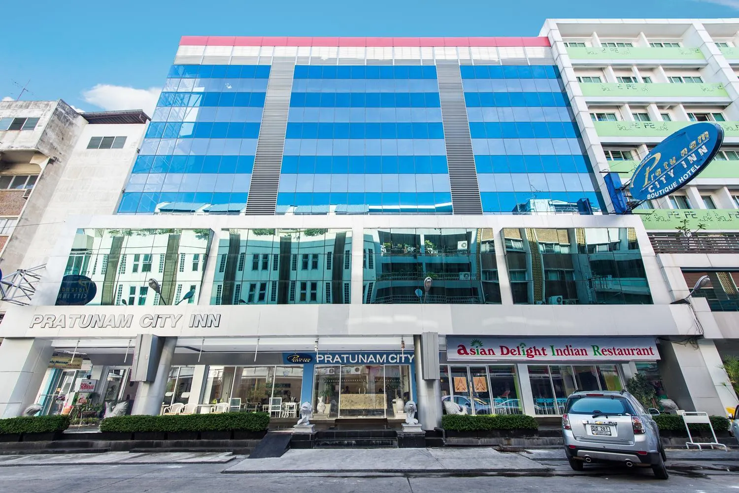 Facade/entrance in Pratunam City Inn