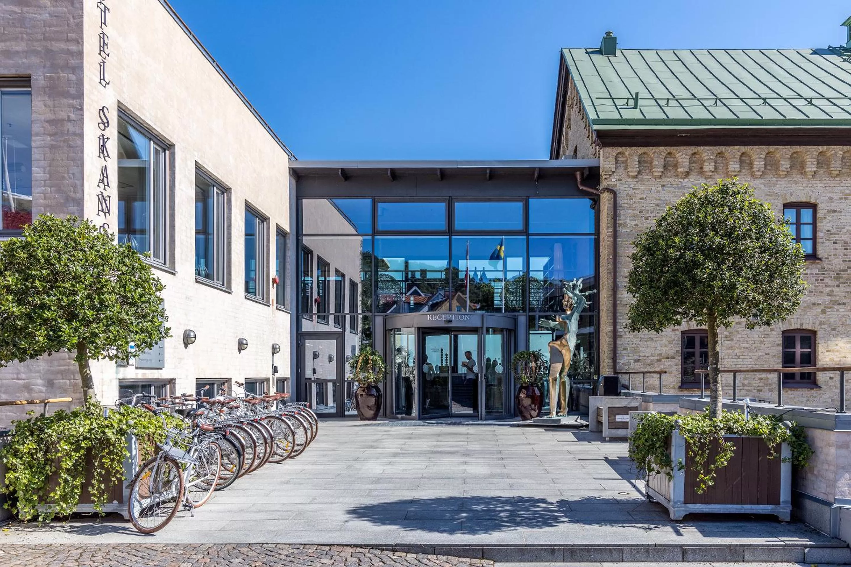 Property building in Hotel Skansen Båstad