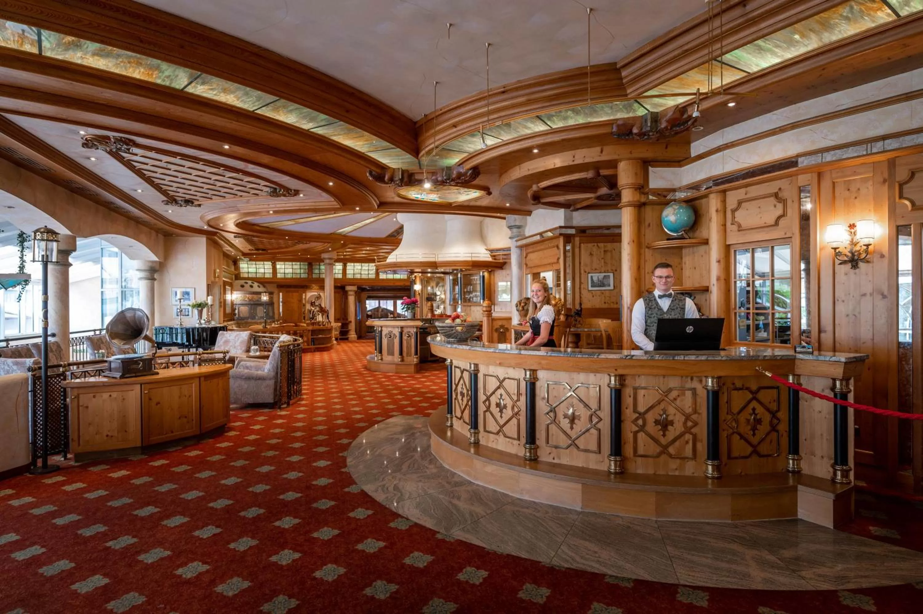 Lobby or reception in Ringhotel Krone