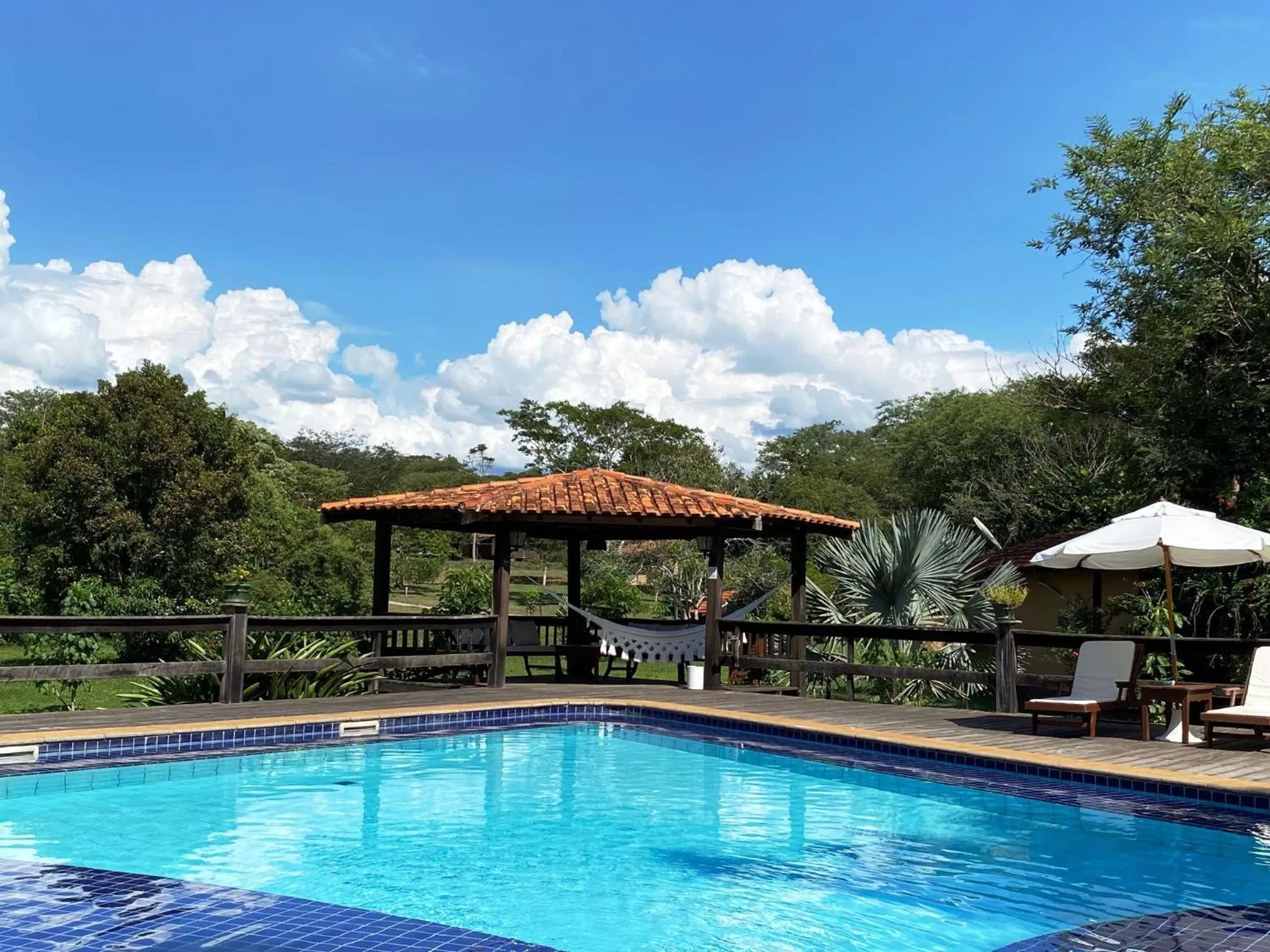 Pool view in Hotel Santa Esmeralda
