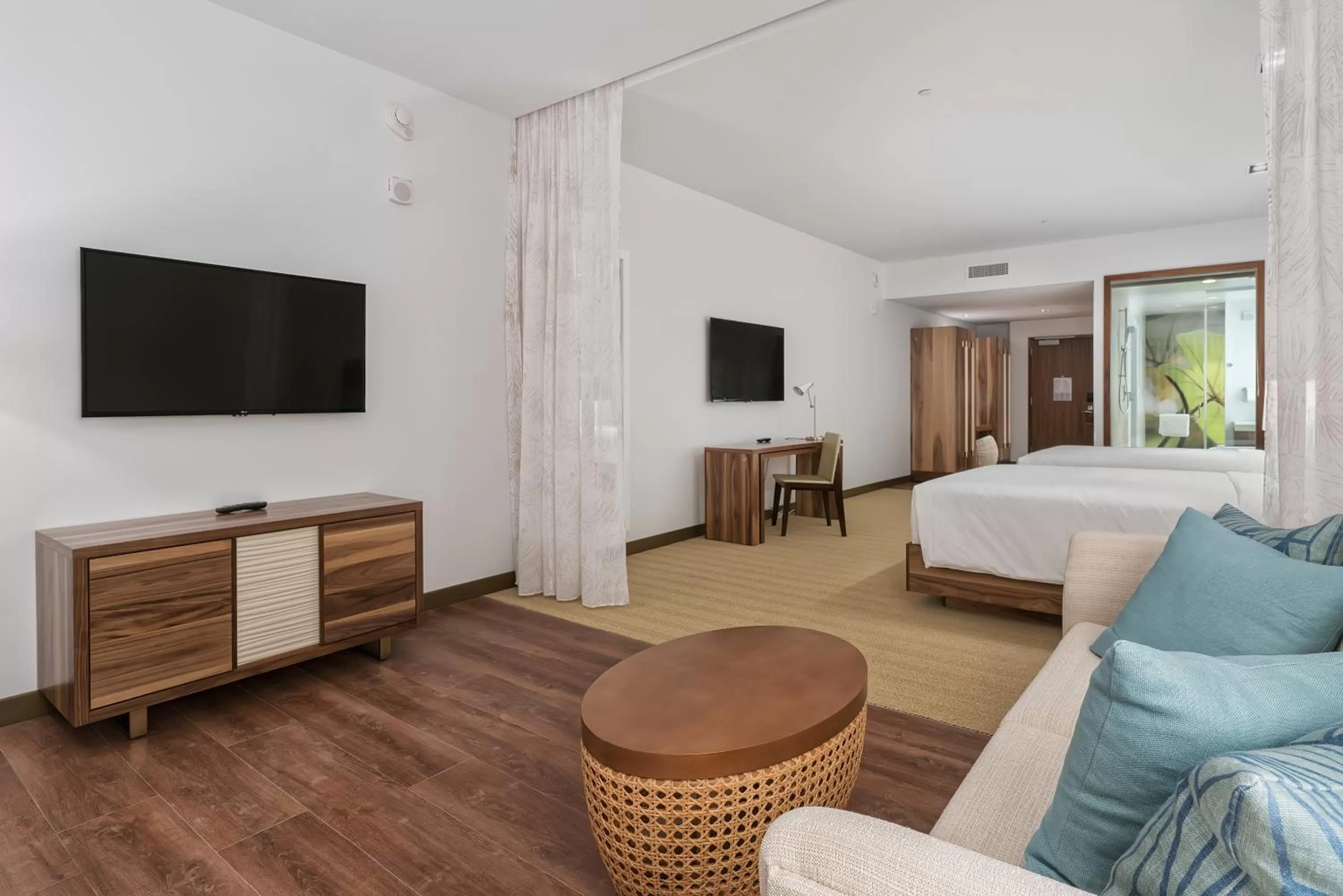 Photo of the whole room, Bed in Hyatt Centric Waikiki Beach