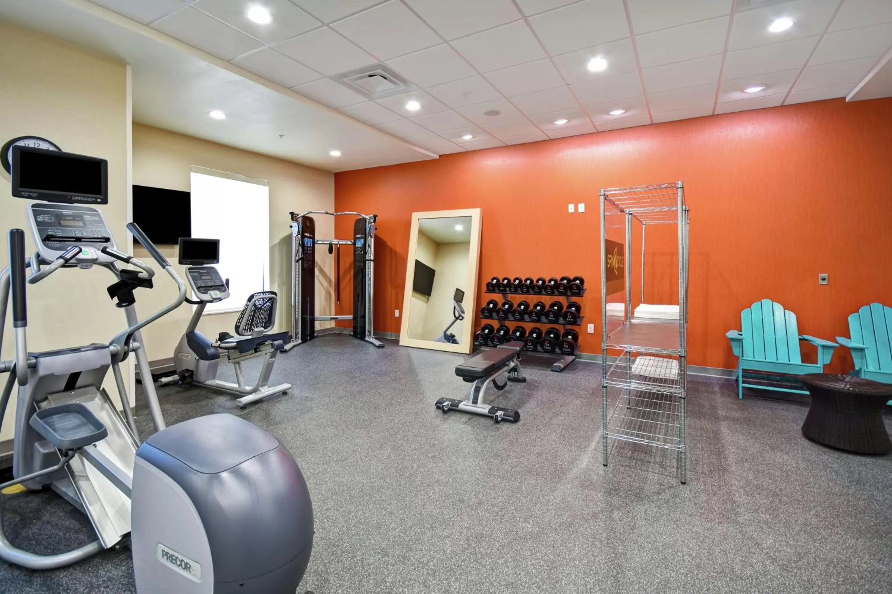 Fitness centre/facilities in Home2 Suites By Hilton Oklahoma City Airport