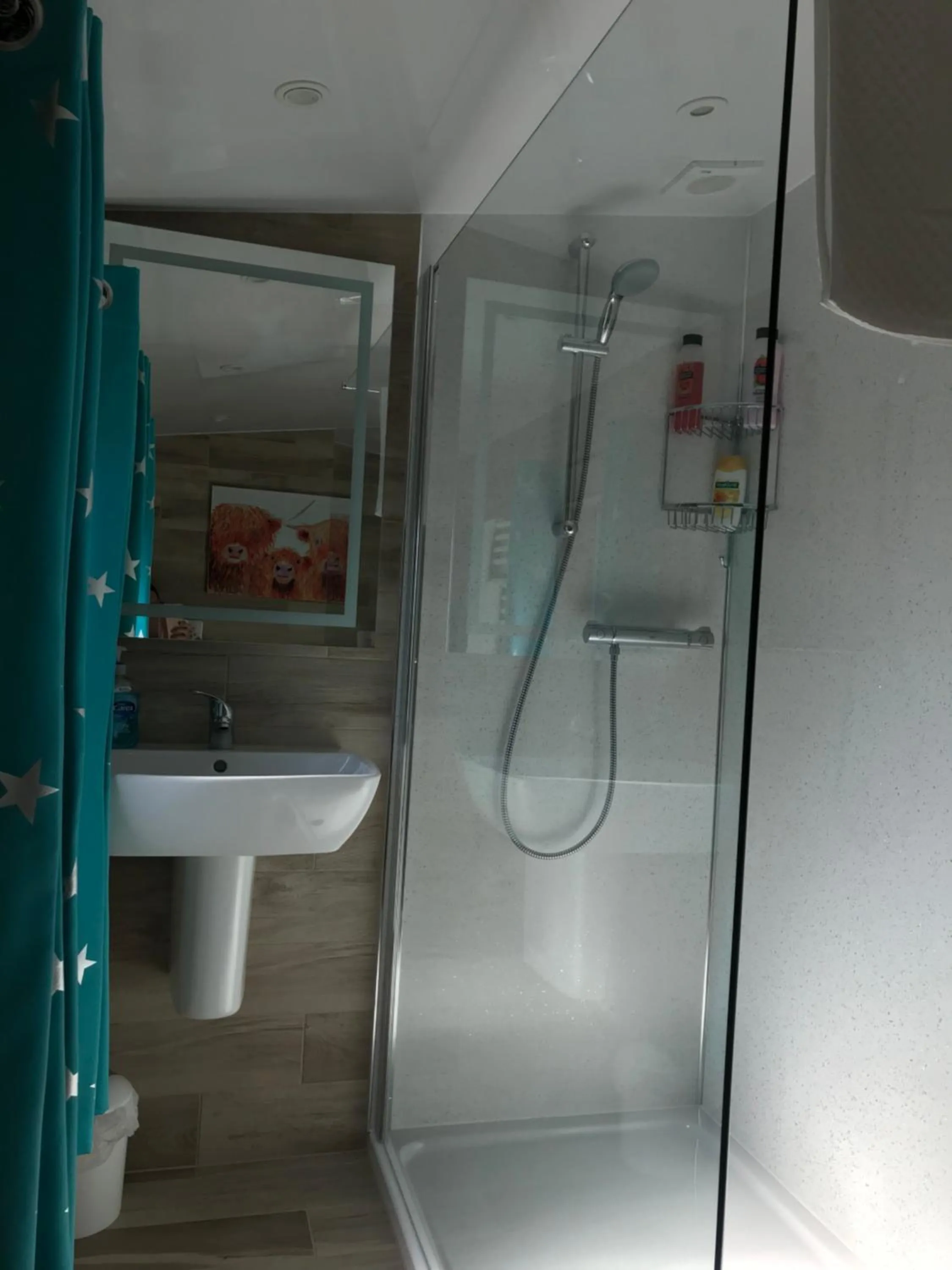 Shower in Inchrye Bed & Breakfast