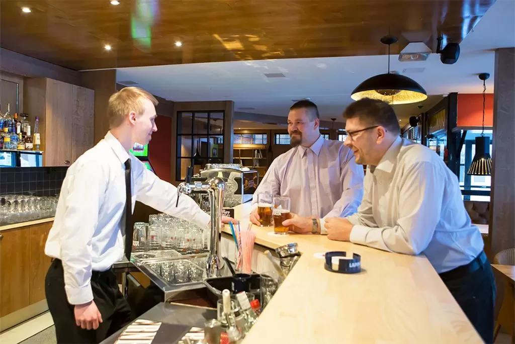 Lounge or bar in Finlandia Hotel Isovalkeinen