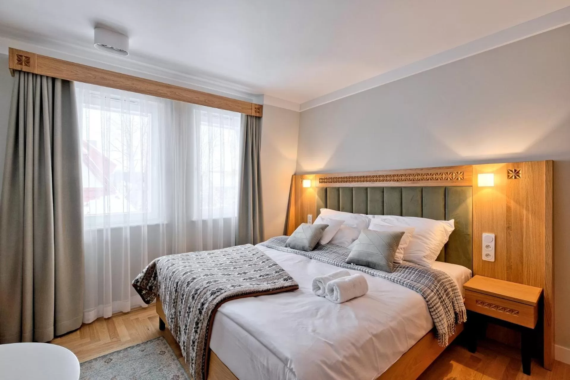 Bedroom, Bed in Willa Mak Residence - sauna, centrum