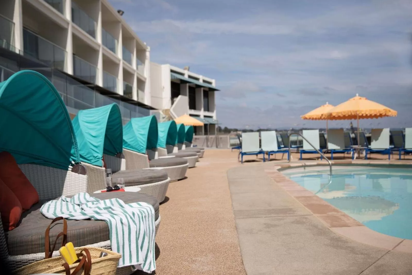 Swimming pool in Dream Inn Santa Cruz