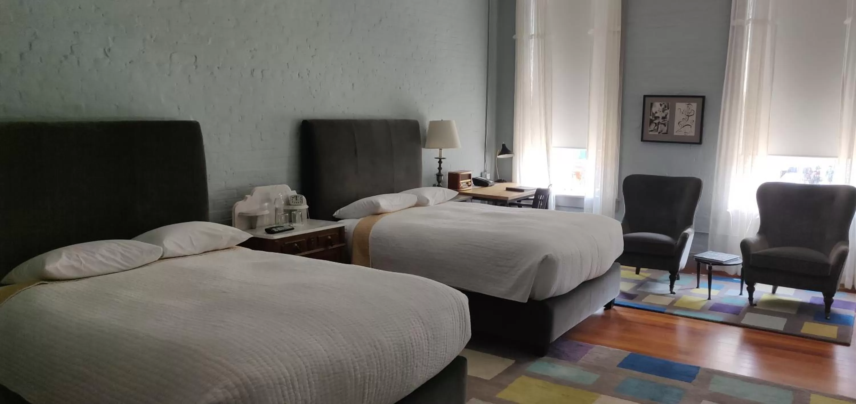 Bed in Hotel on North