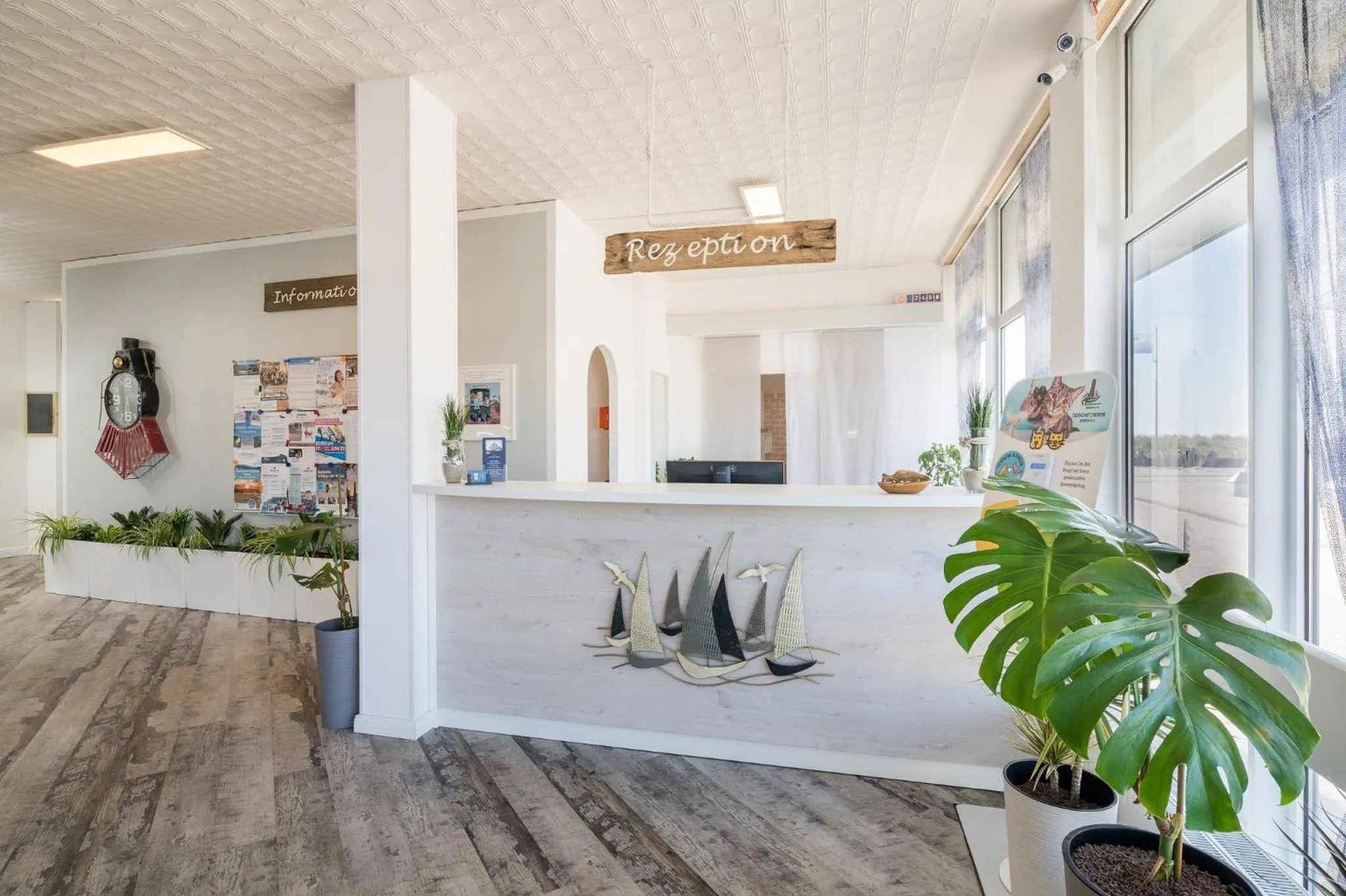 Lobby or reception in Nordsee Hotel Borkum