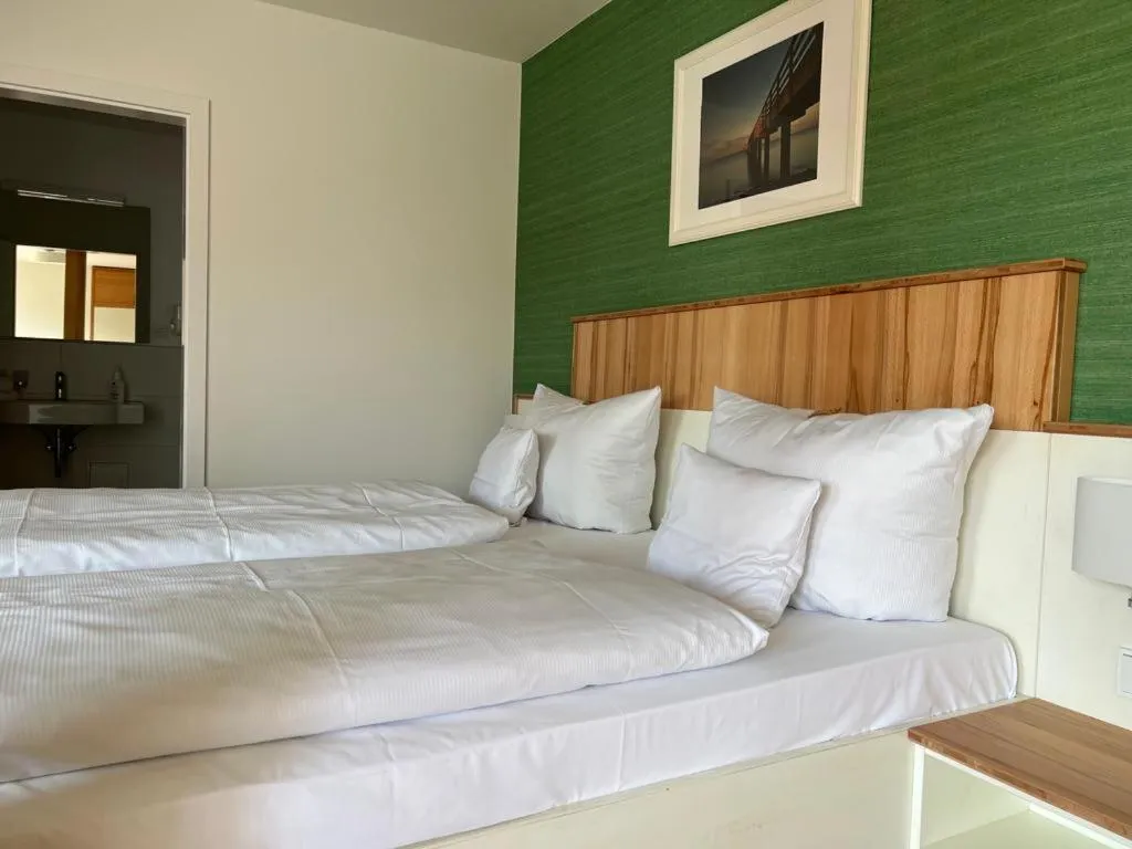 Bed in Hotel Ostseeland