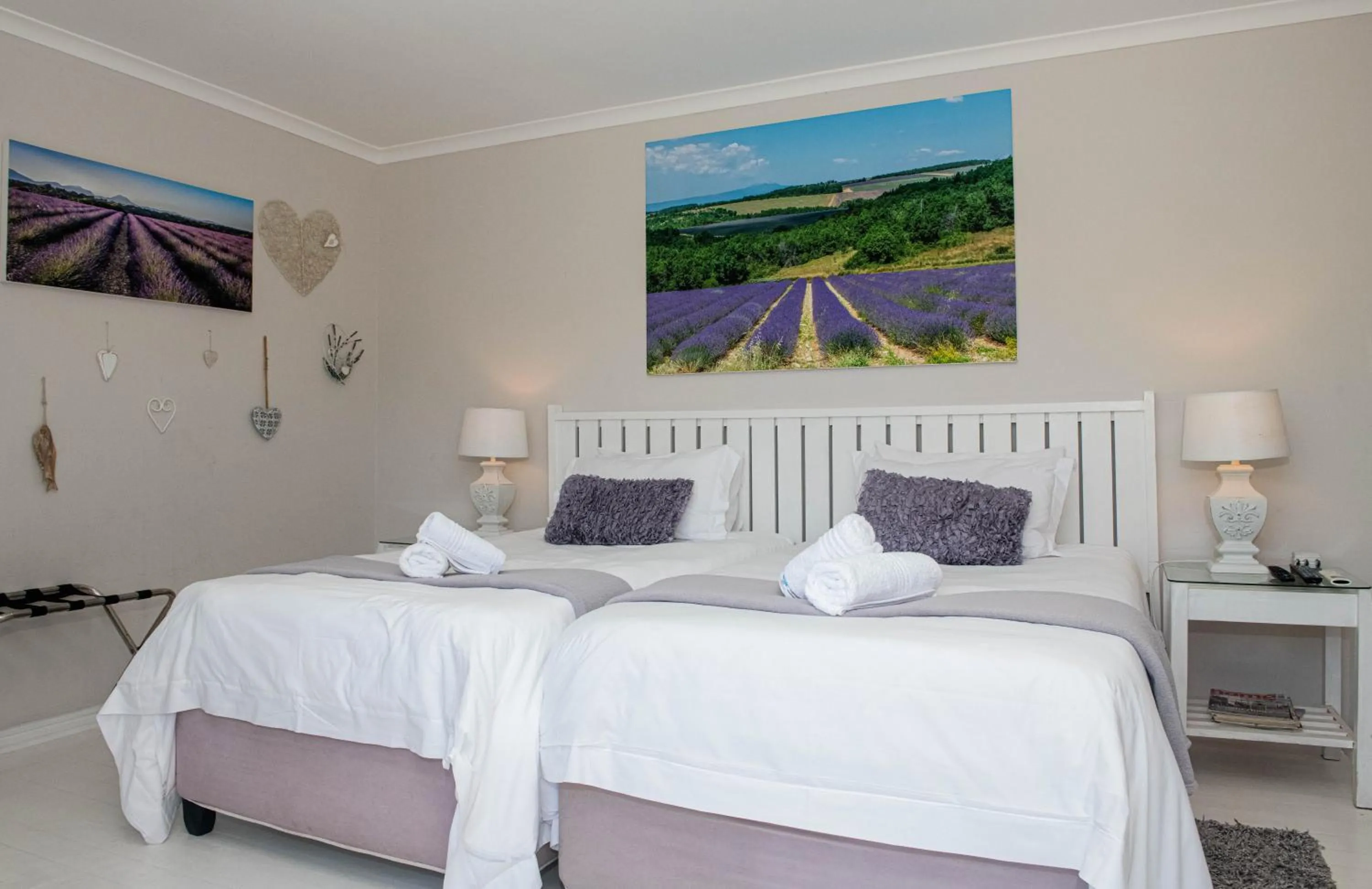 Superior Twin Room with Garden View - single occupancy in Brenton Beach House