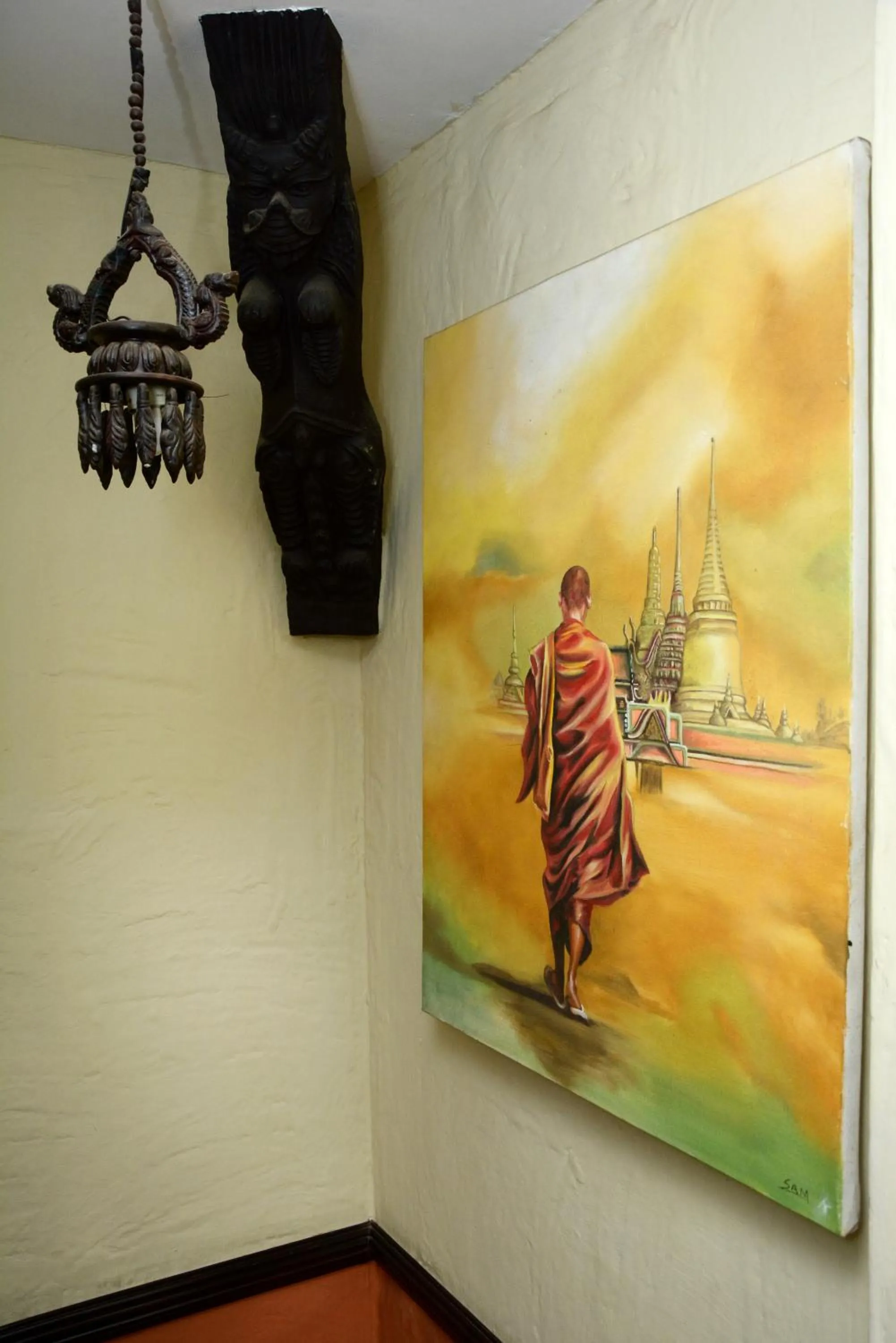 Decorative detail in Kasthamandap Boutique Hotel