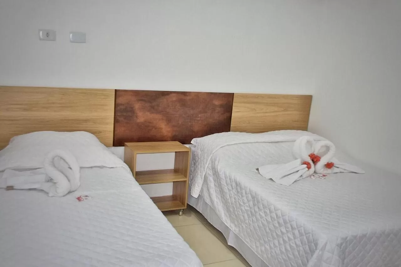 Bed in Pousada Viva Maragogi